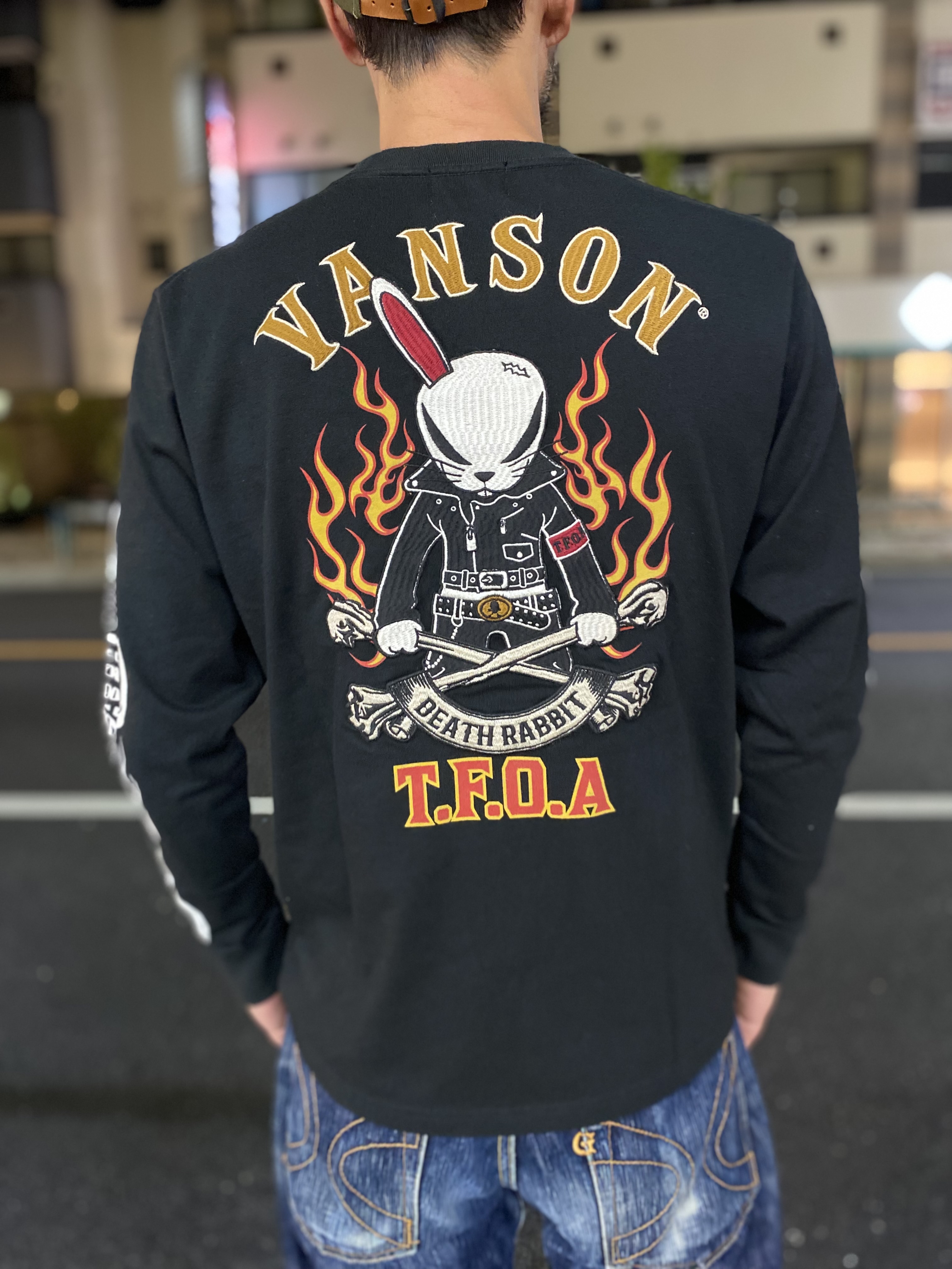 バンソン×クローズ！ WORST 長袖Tシャツ！！デスラビット : Gパン屋サカイ
