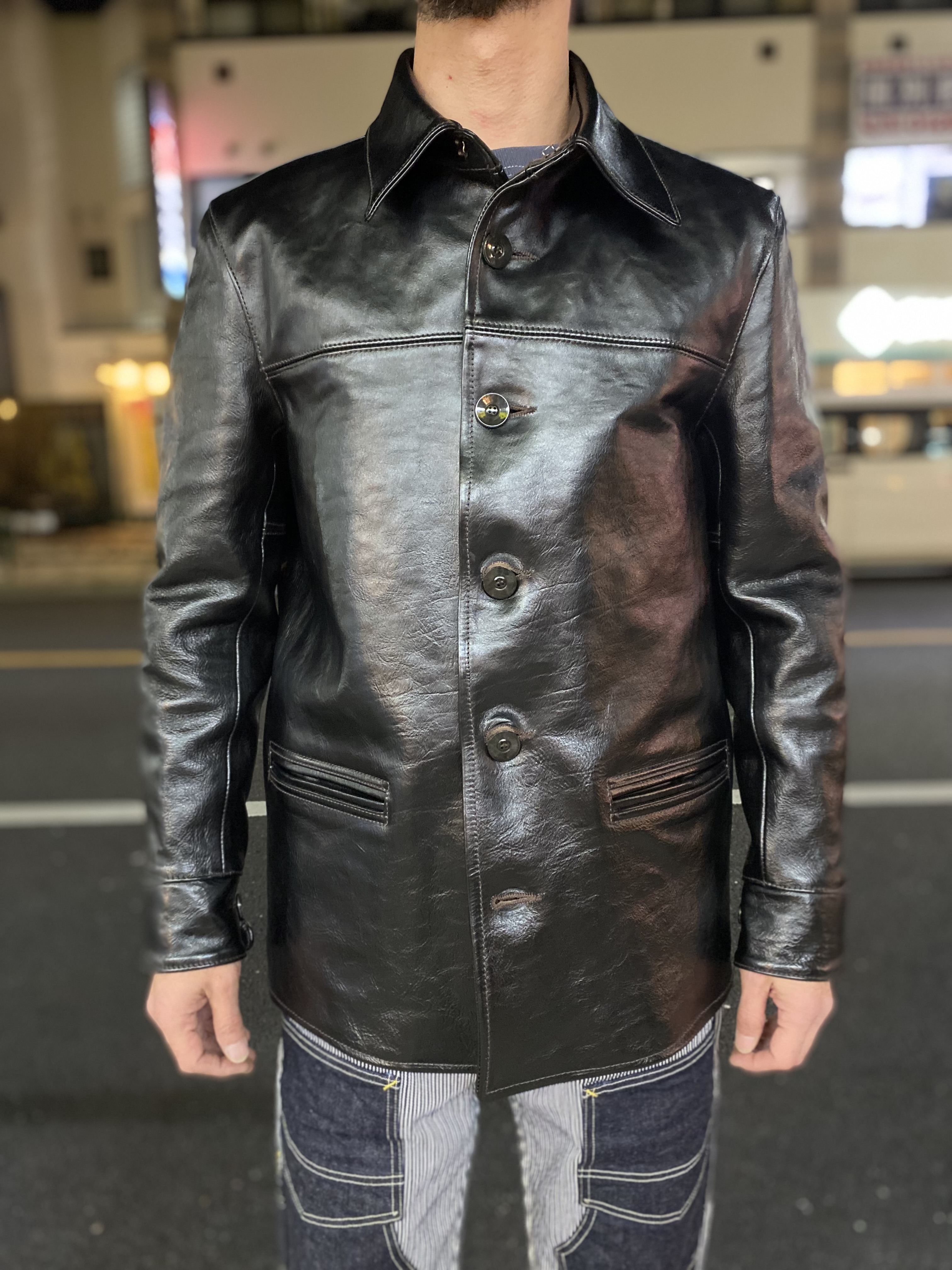 エイトレザーズ！ ホースハイドレザー・スポーツカーコート！！ : G