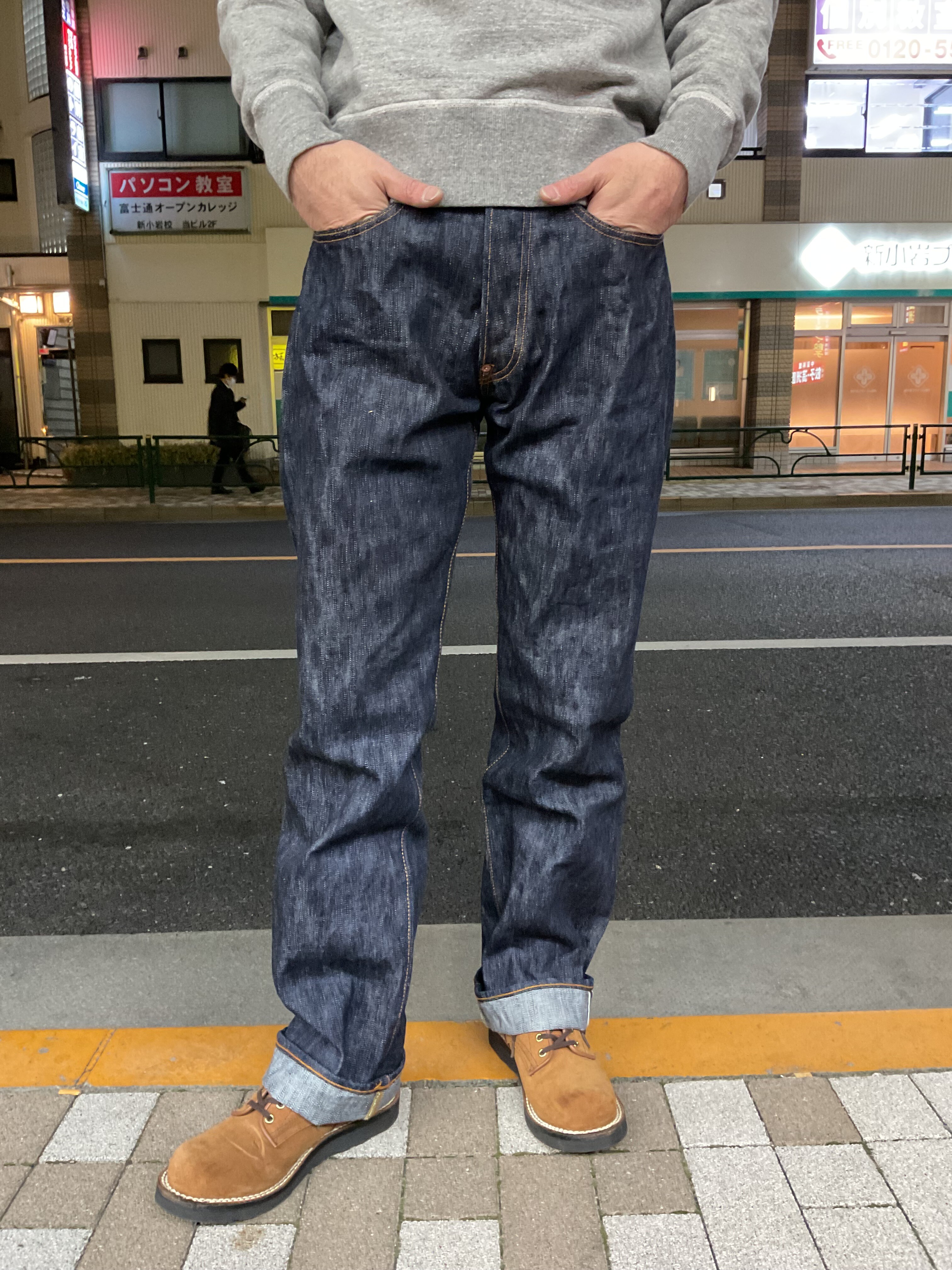 エイトジー 男デニム第一弾 805-WA 19オンスデニム・ルーズ