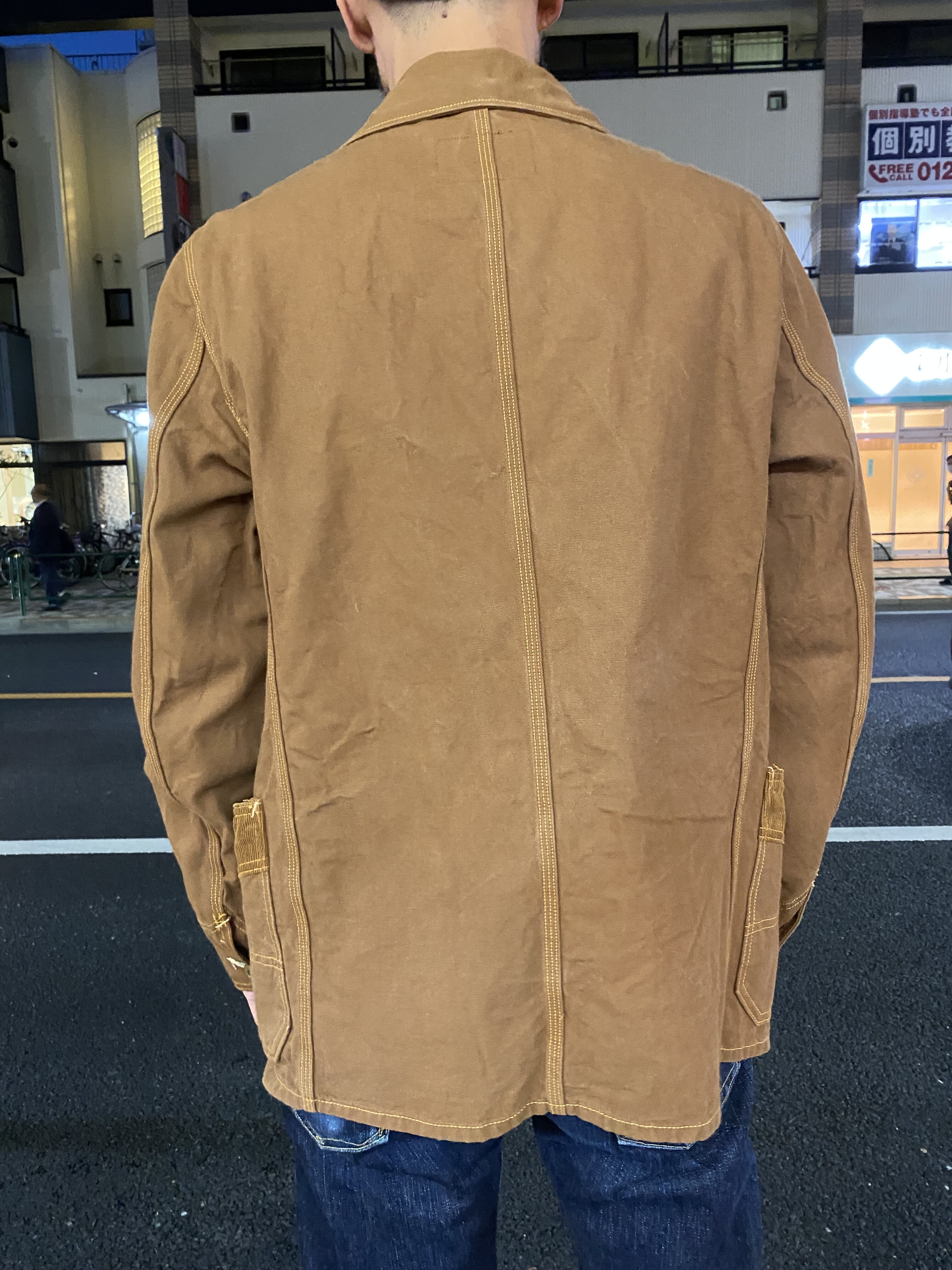 エイトジー！ 11.5オンス硫化染めダックワークコート！！ : Gパン屋サカイ