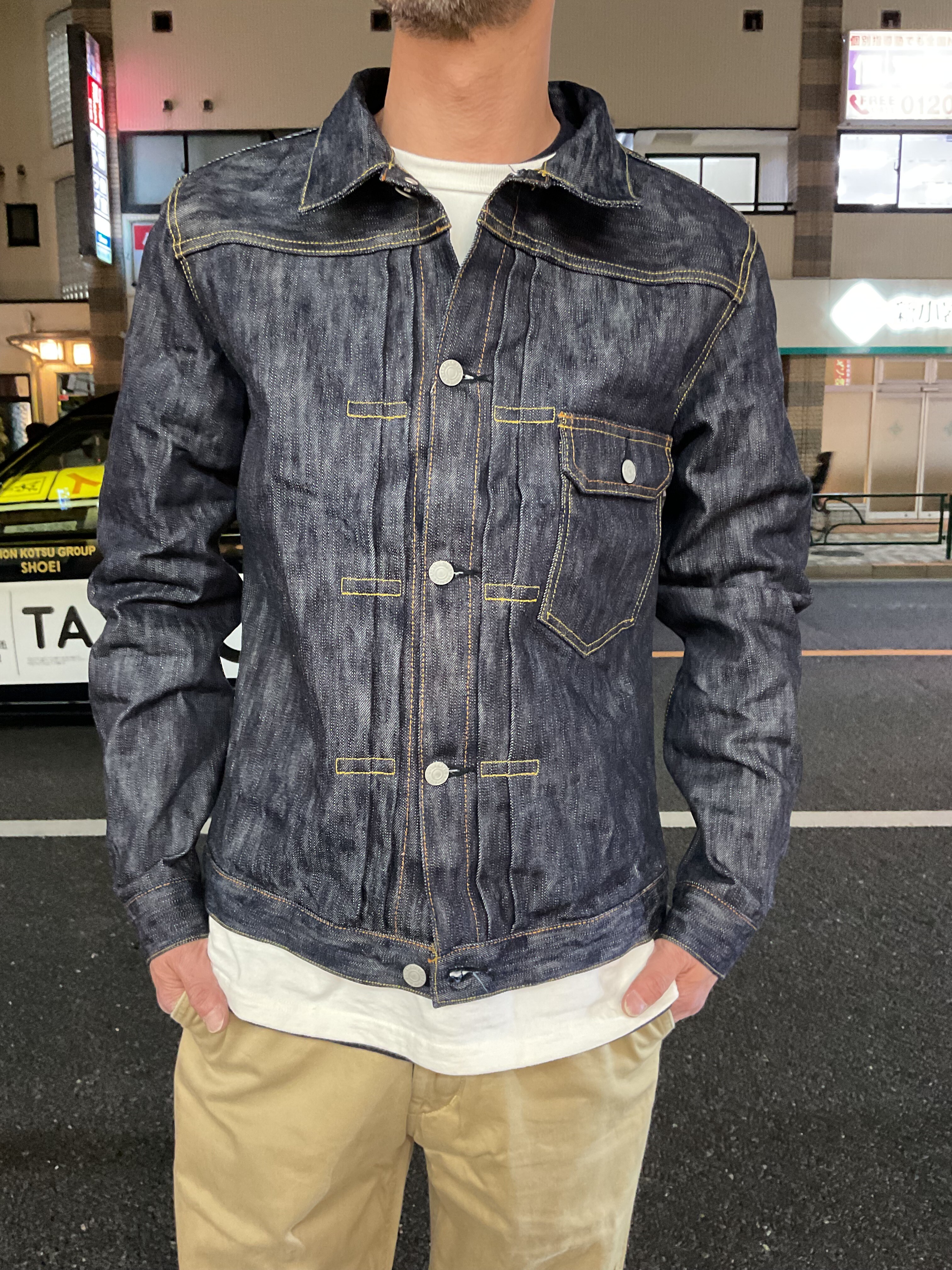 エイトジー！！男デニム第一弾デニムジャケット1stモデル サイズ揃い