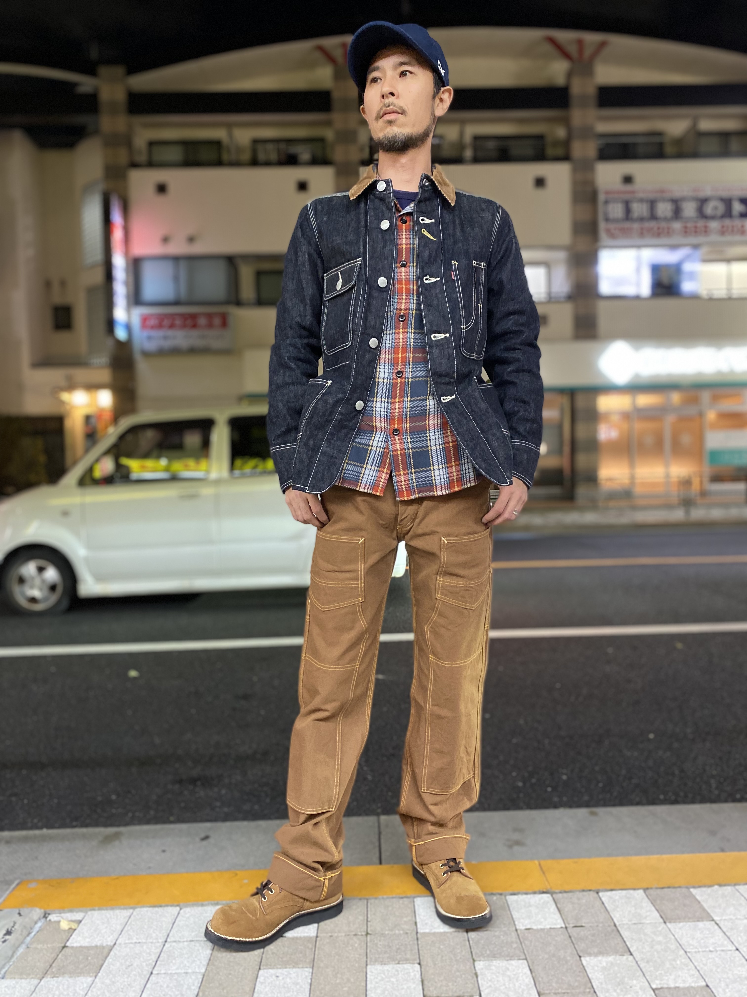 エイトジー！ デニムカバーオール・コーデュロイ襟！！ : Gパン屋サカイ