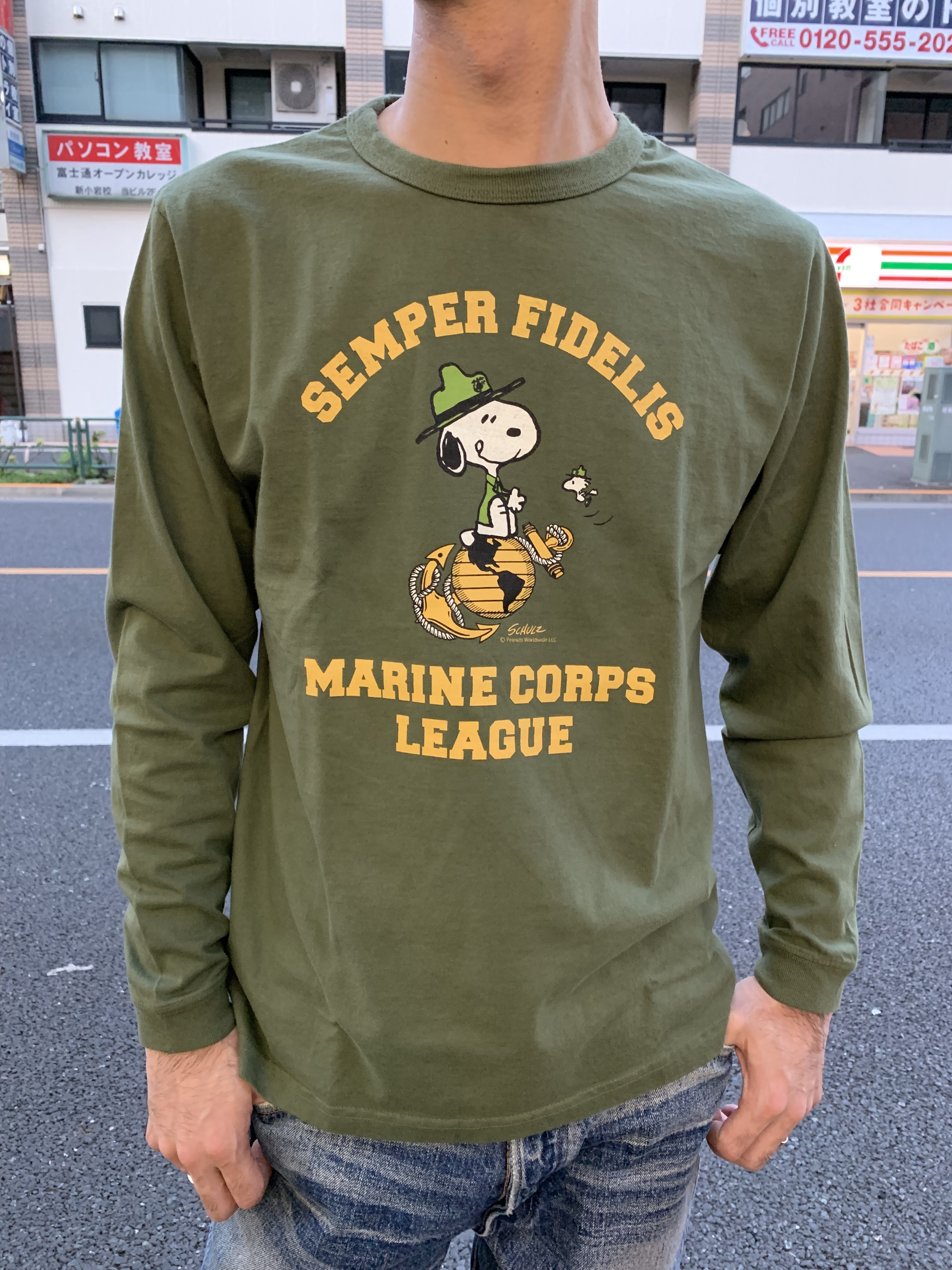 バズリクソンズ！スヌーピーロンT“SEMPER FIDELIS”！！ : Gパン屋サカイ