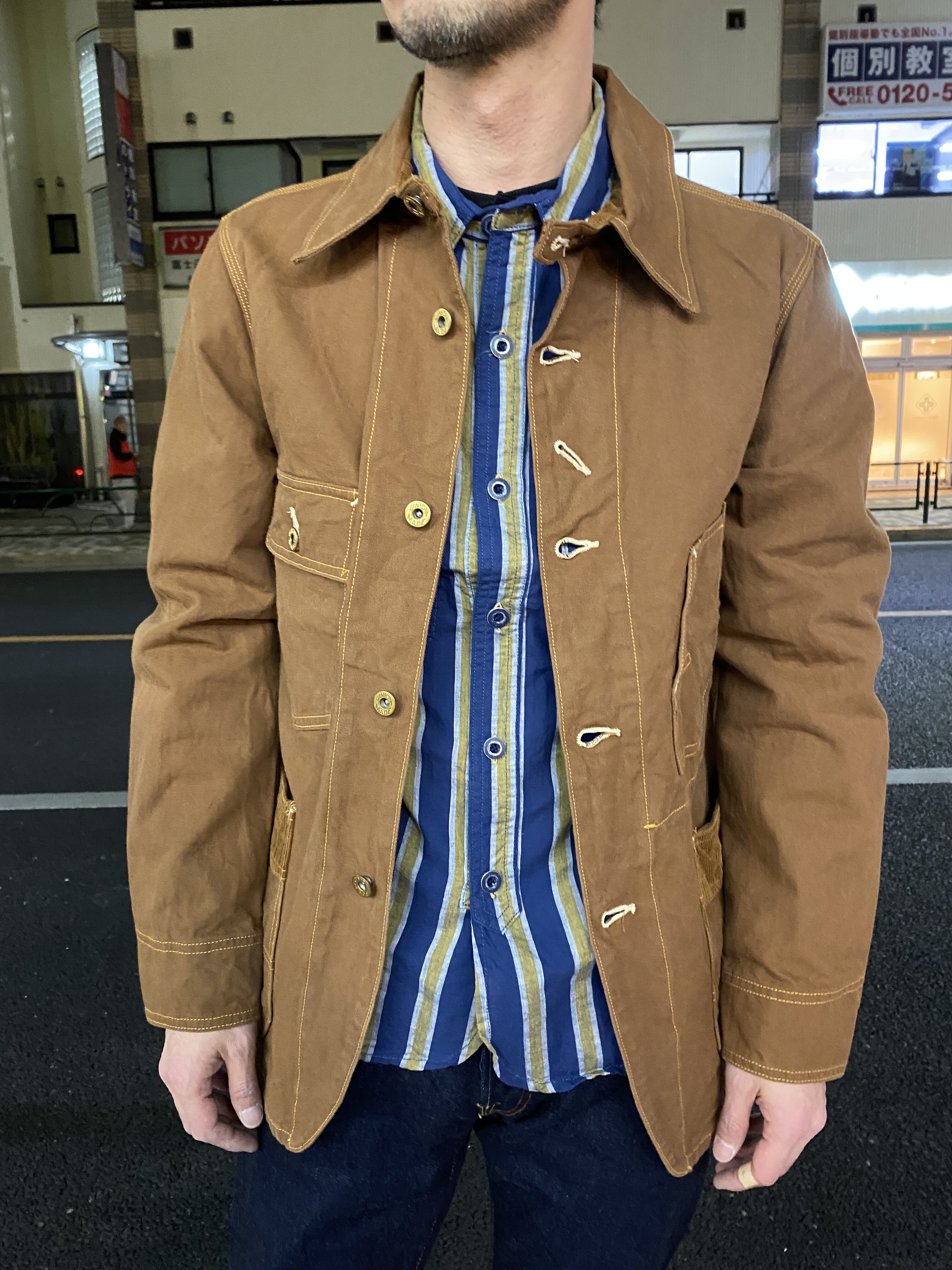 エイトジー！ 11.5オンス 硫化染めダックワークコート！！ : Gパン屋サカイ