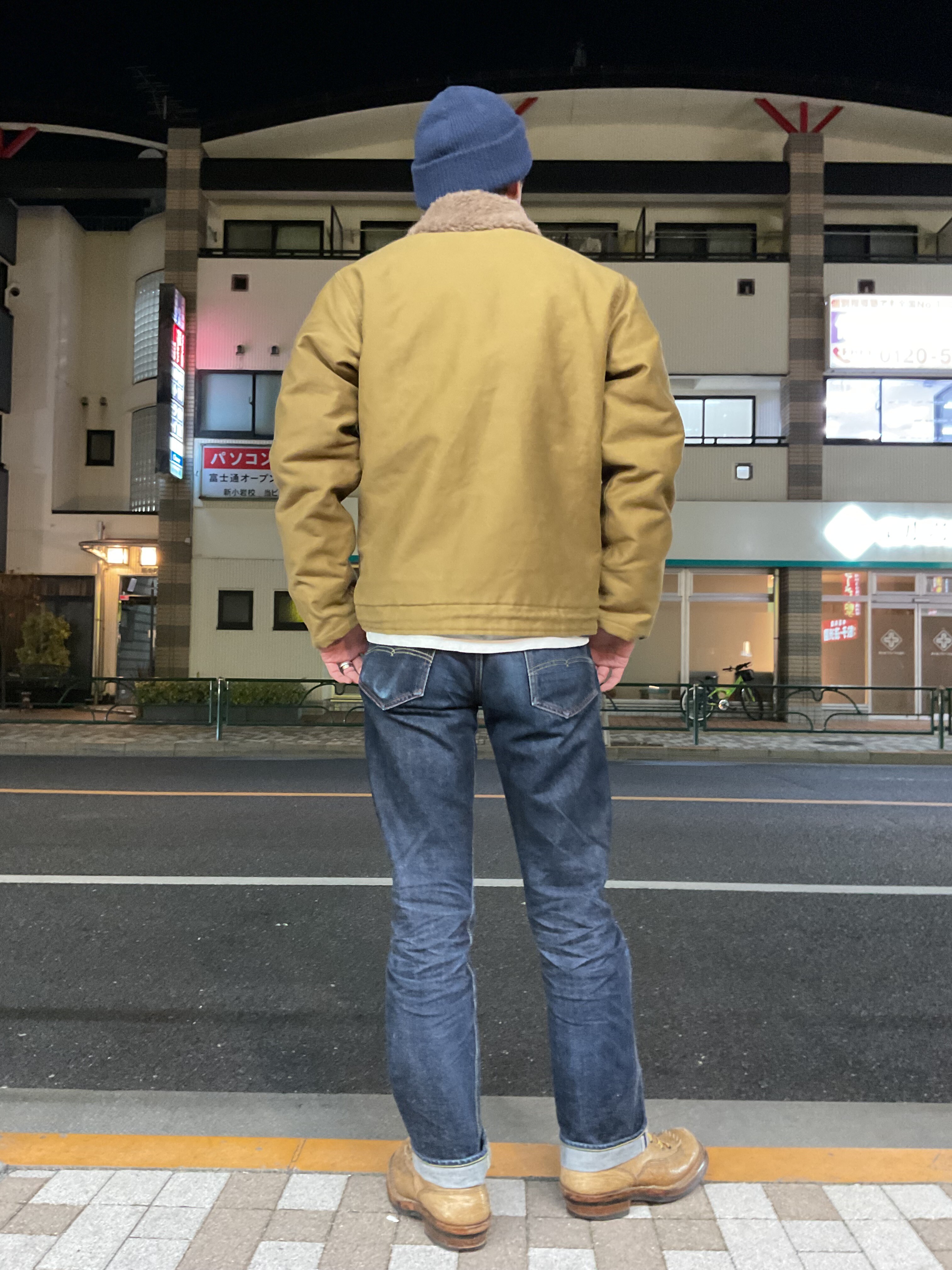 バズリクソンンズ！N-1デッキジャケット カーキモデル NAVY DEPARTMENT