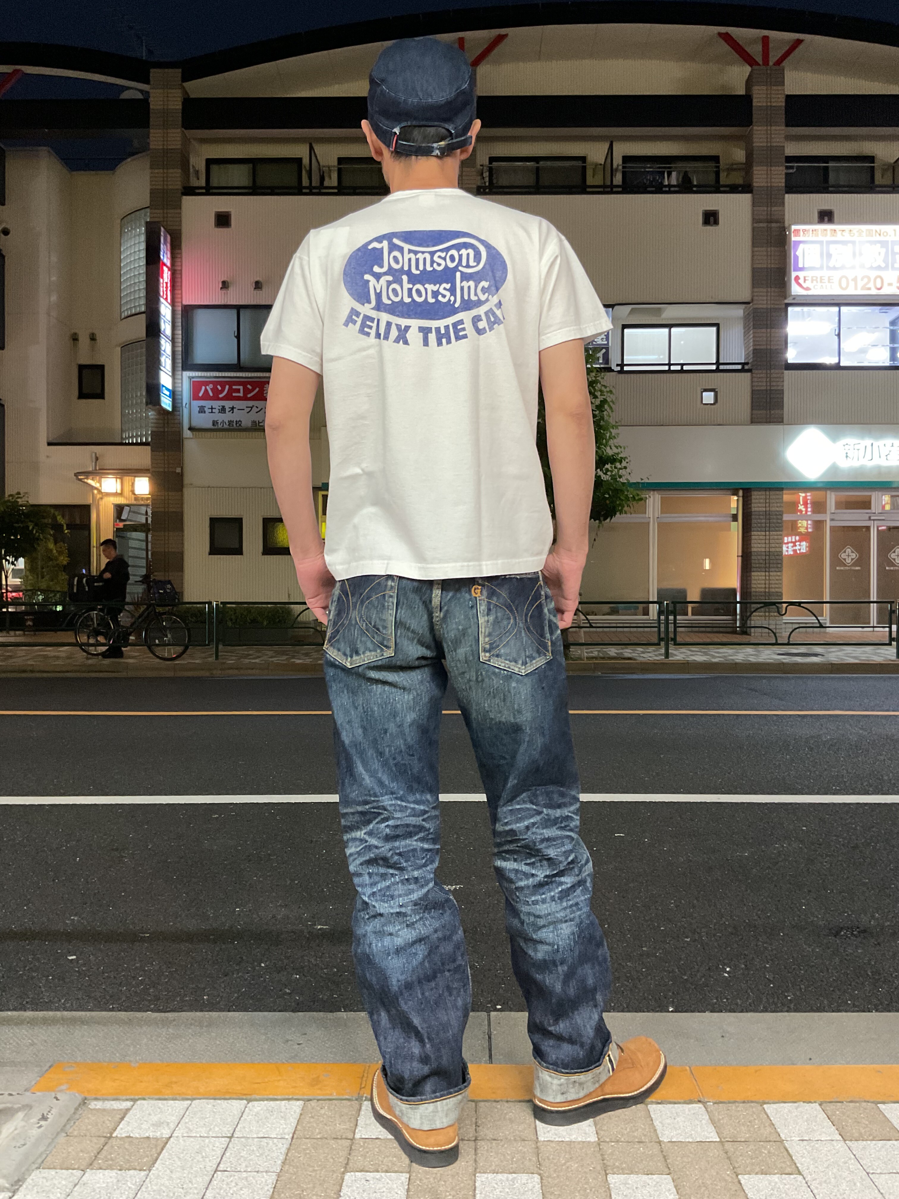 エイトジー！！805-RV 男デニム第一弾ルーズストレートデニム リアル 