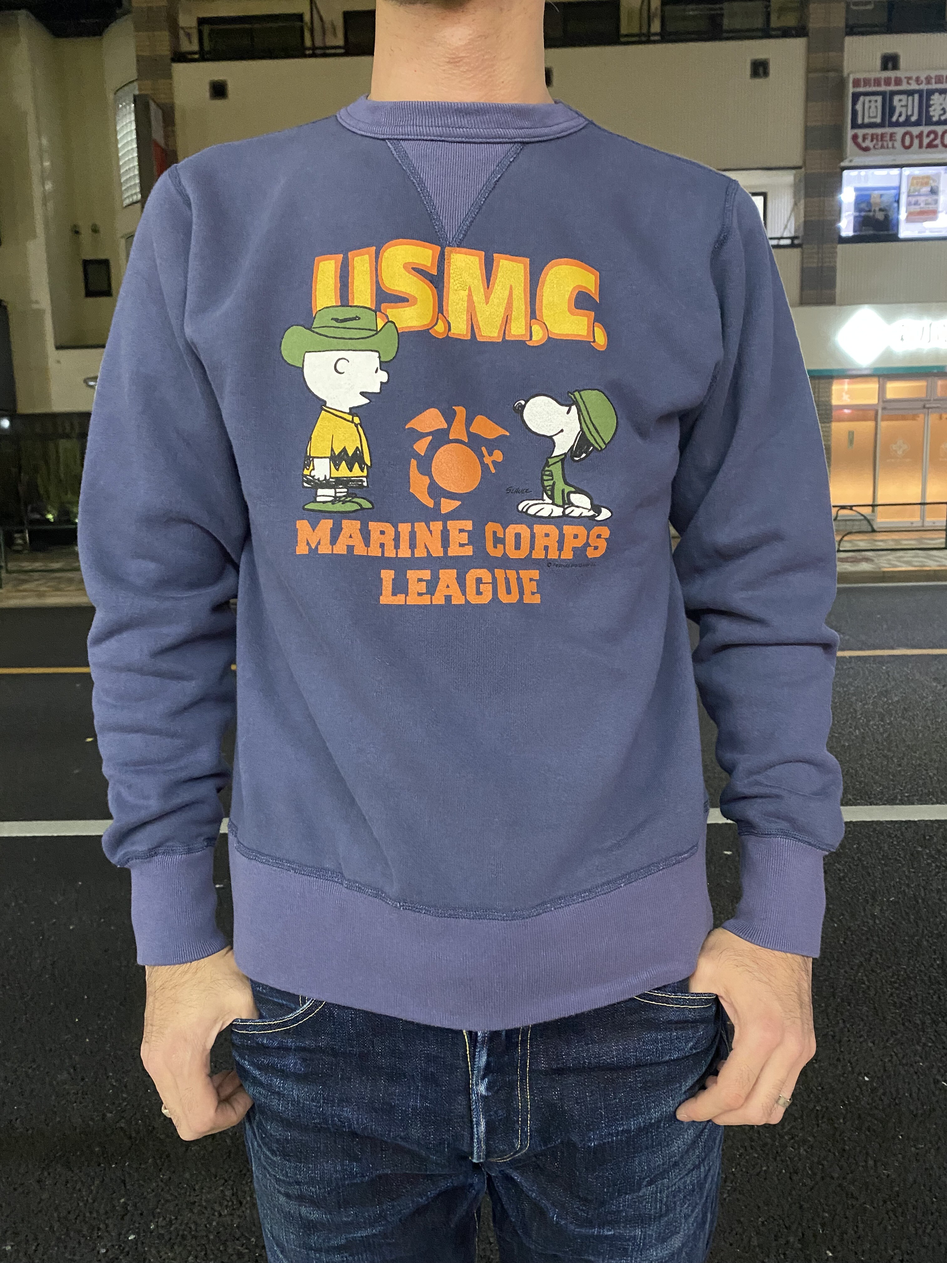 バズリクソンズスウェットU.S. MARINE CORPS バズリクソンズ “REVERSE 