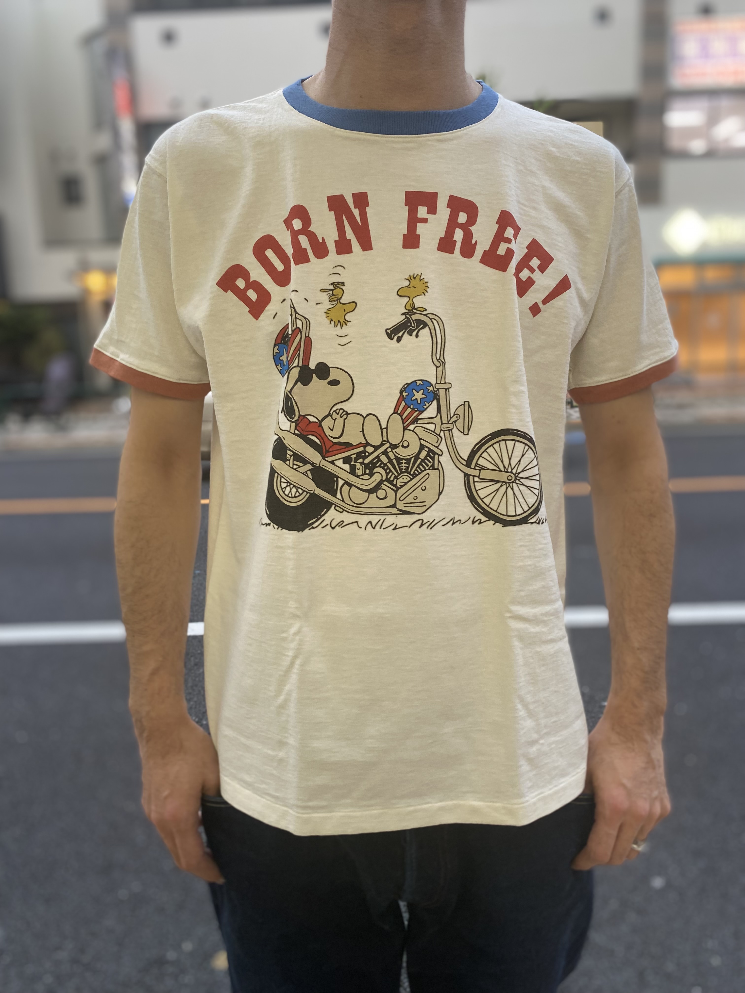 トイズマッコイ！！ JOHNNY RINGER 半袖TシャツSNOOPY “BORN
