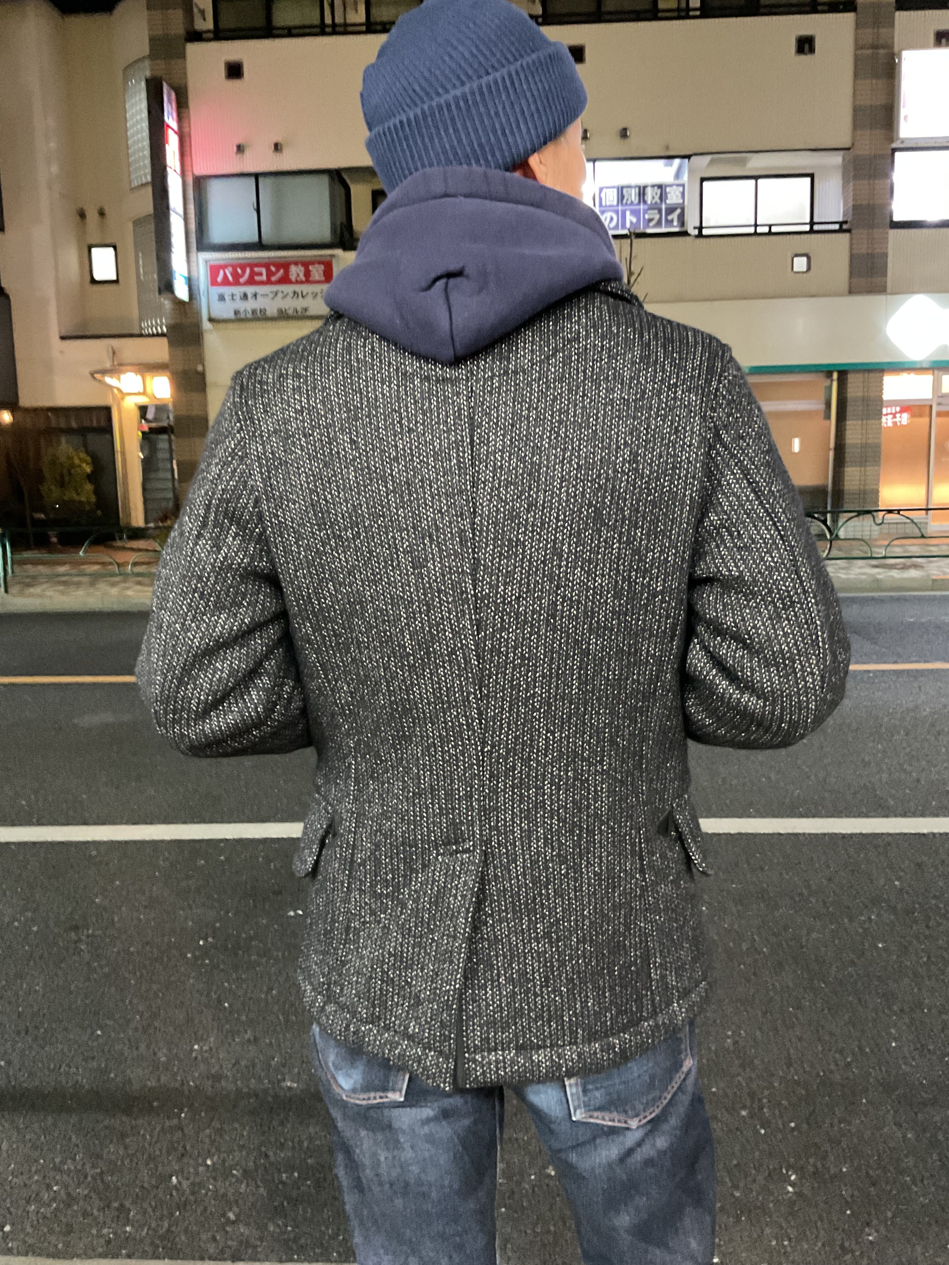 エイトジー26.5oz.ビーチクロス・ダブルロングコート : Gパン屋サカイ