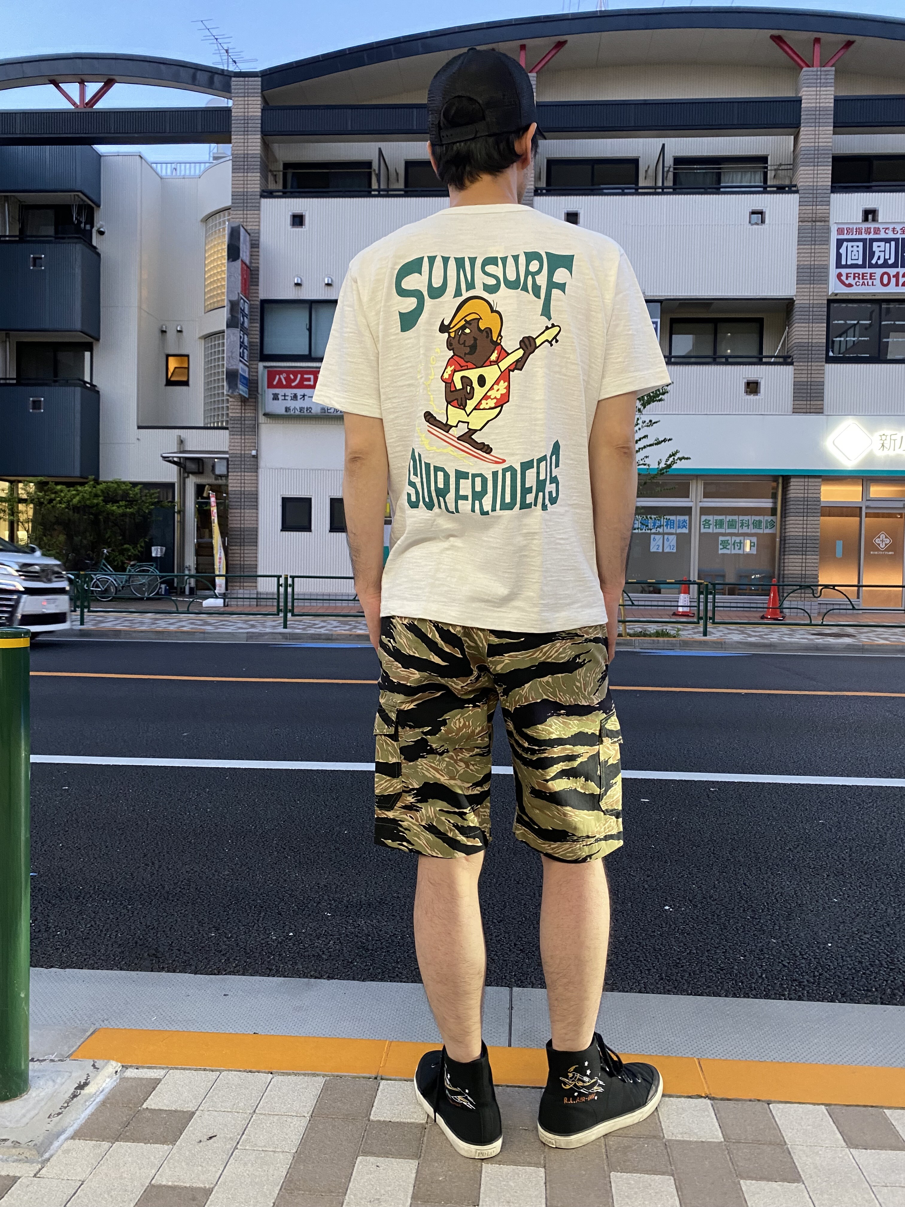 タイガーカモ　ハーフパンツ 送料無料 エイトジー タイガーカモ ハーフパンツ EIGHT-G