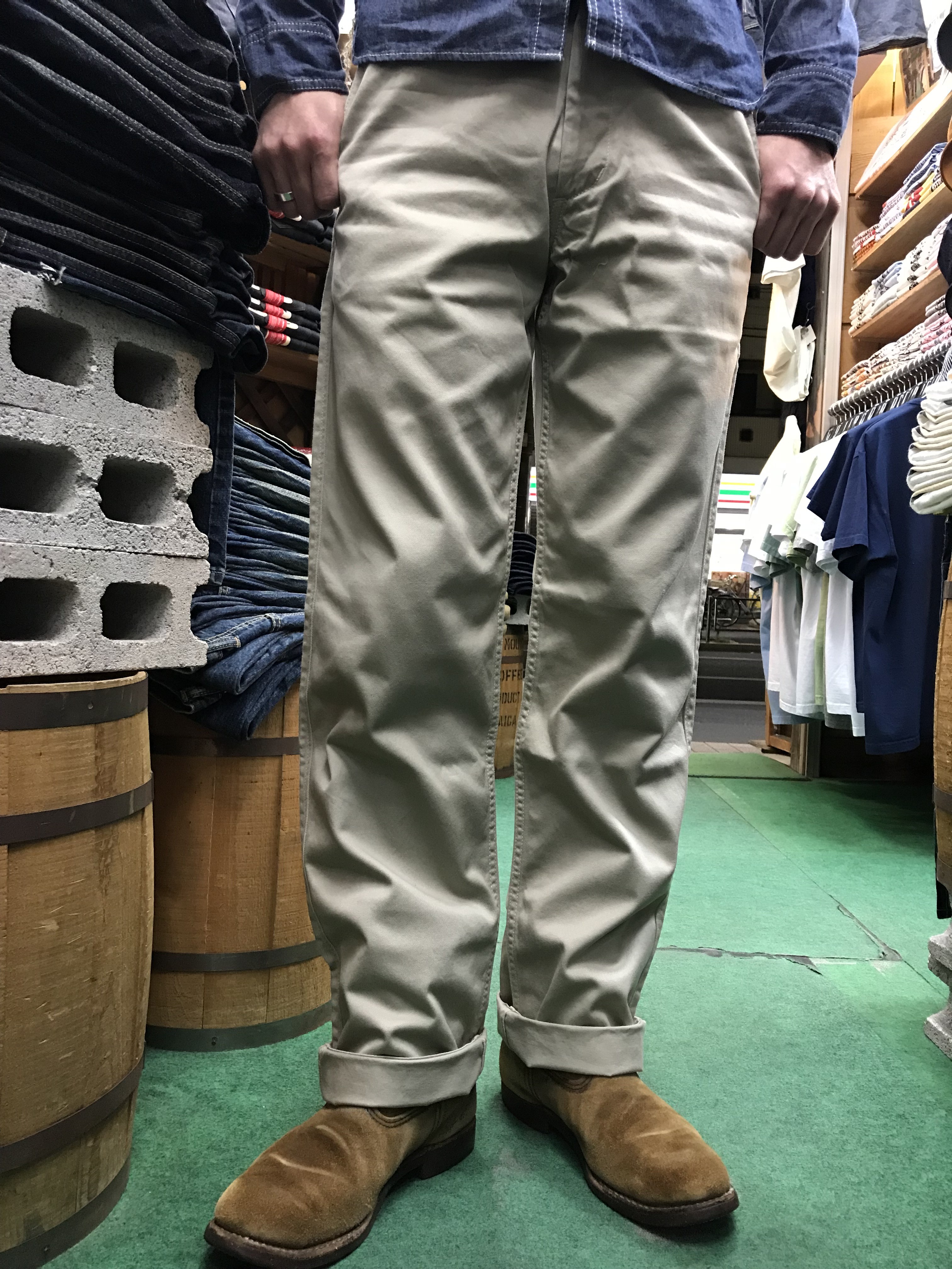 エビス 迷彩柄チノパン サイズ34 エビス 迷彩柄チノパン サイズ34