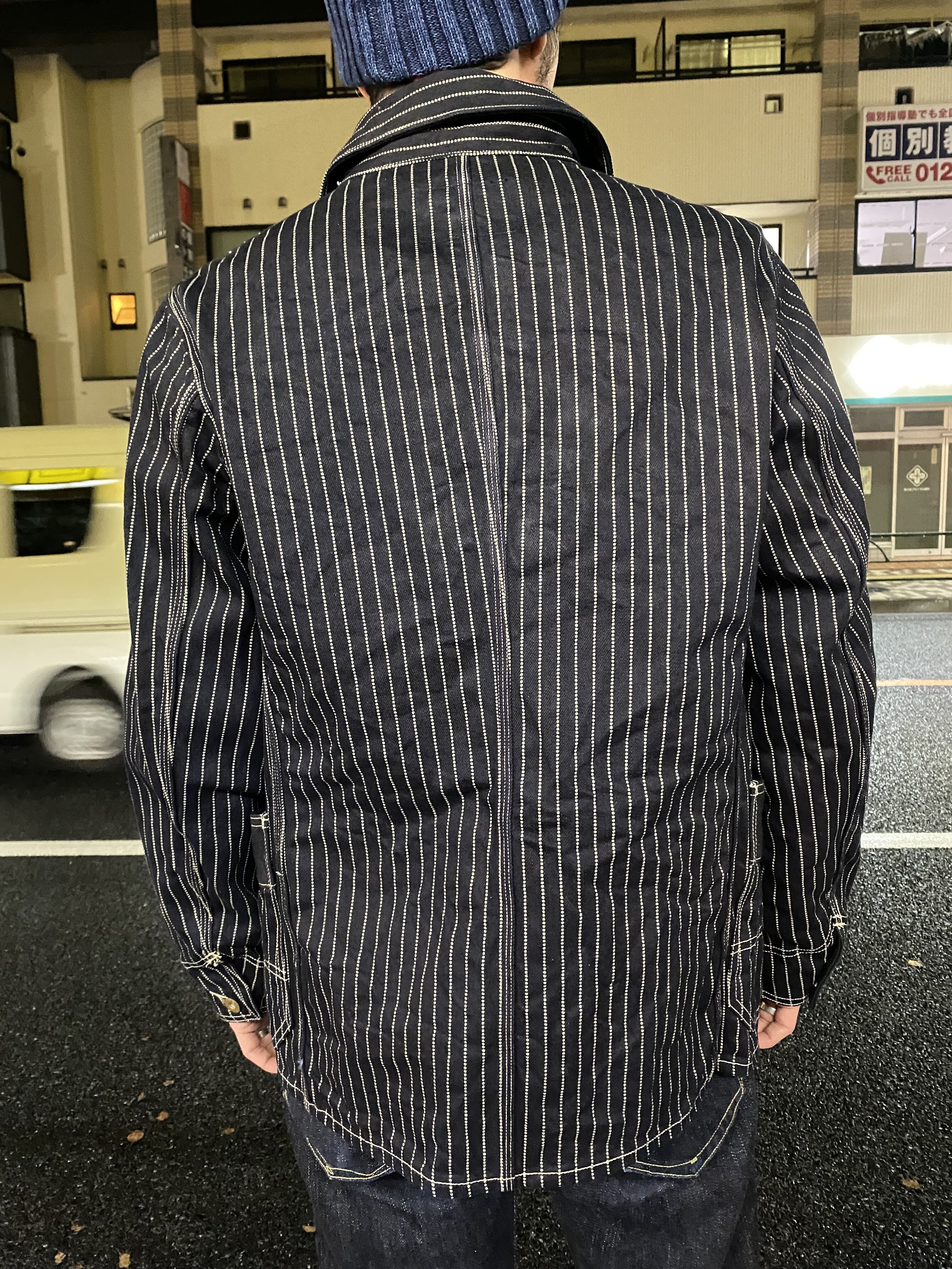 エイトジー！13ozウォバッシュストライプ・ワークコート！！ : Gパン屋