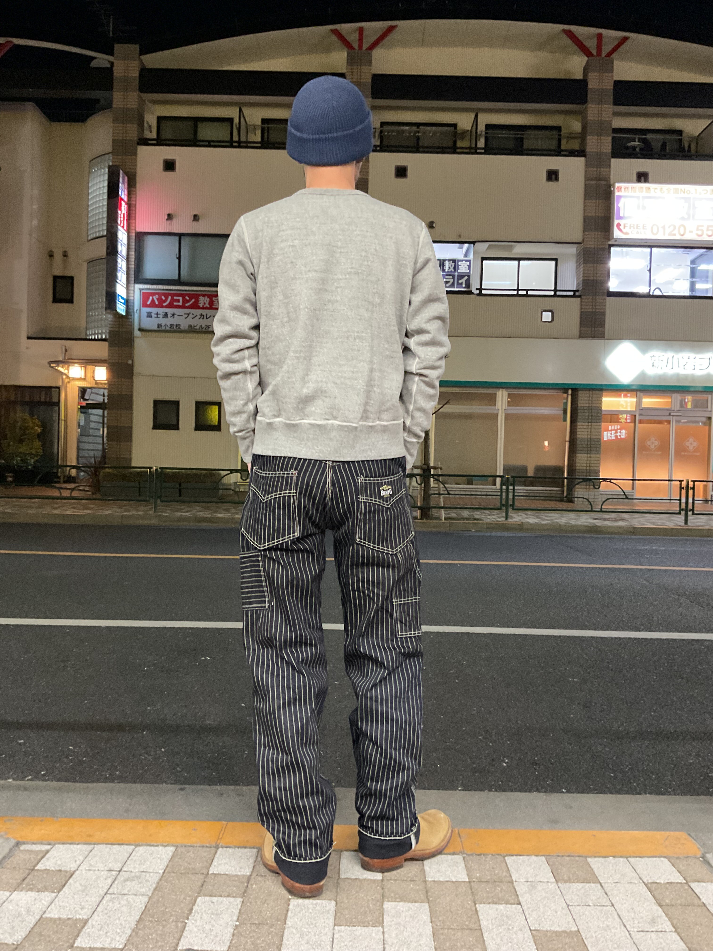 エイトジー ！！ウォバッシュストライプワークパンツ！！サイズが揃い