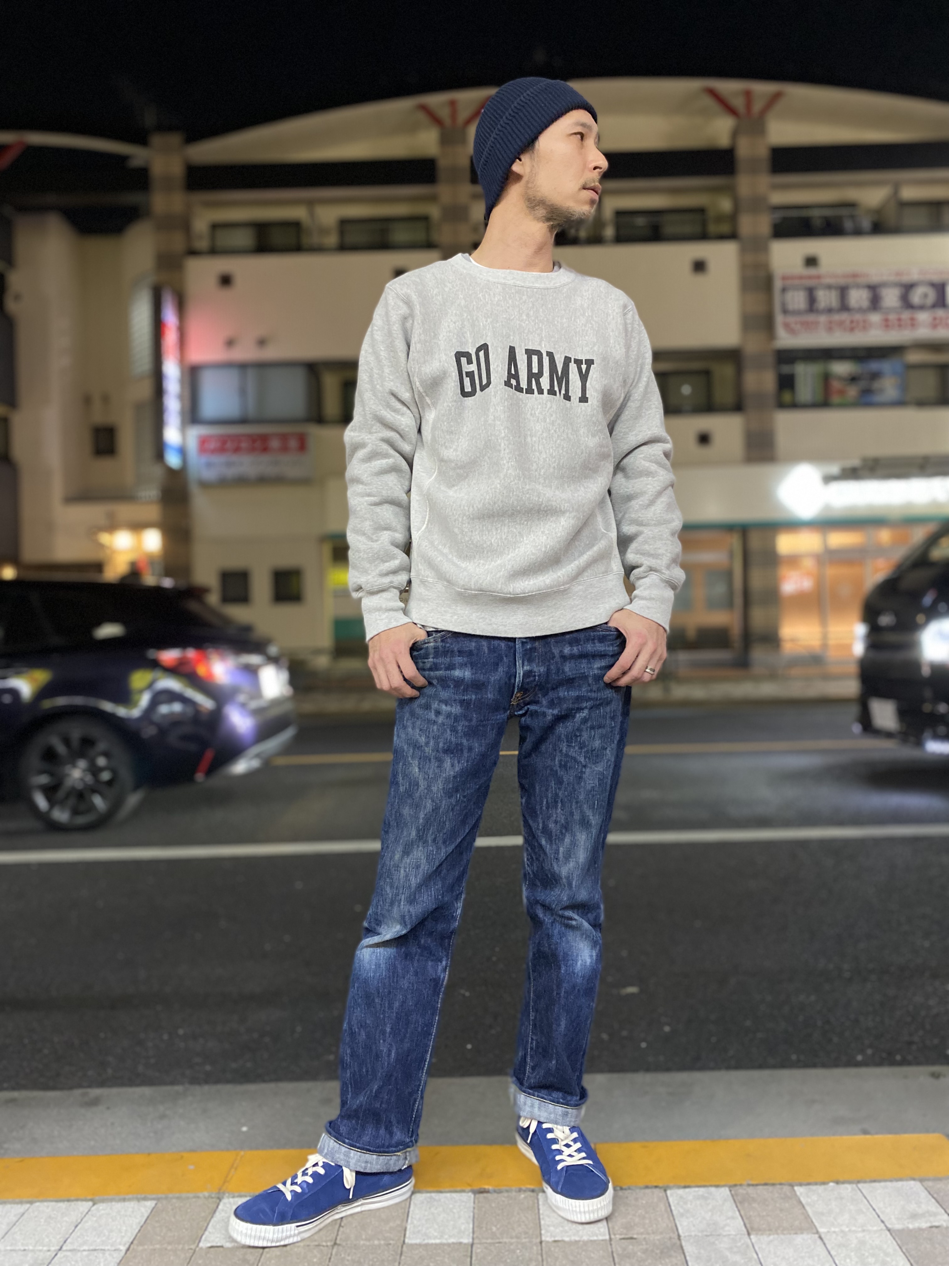 バズリクソンズ！HORIZONTAL KNITTING SWEAT SHIRT 