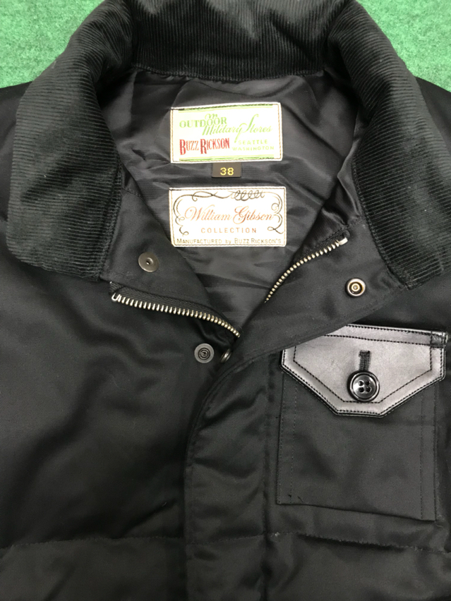 バズリクソンズ！ウィリアム・ギブソンコレクション！WG-1 DOWN VEST