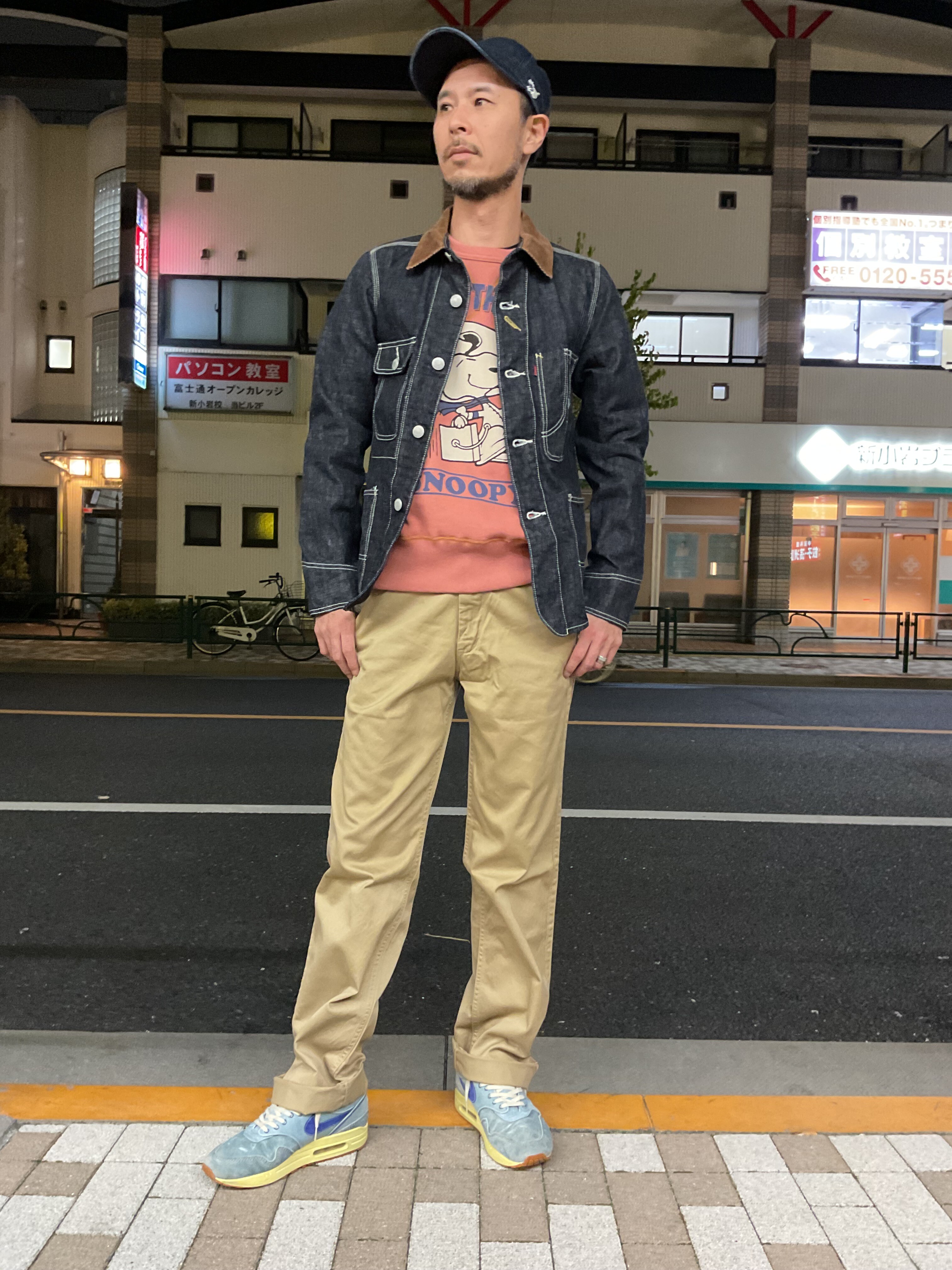エイトジー ！！デニムカバーオール・コーデュロイ襟！！ : Gパン屋サカイ