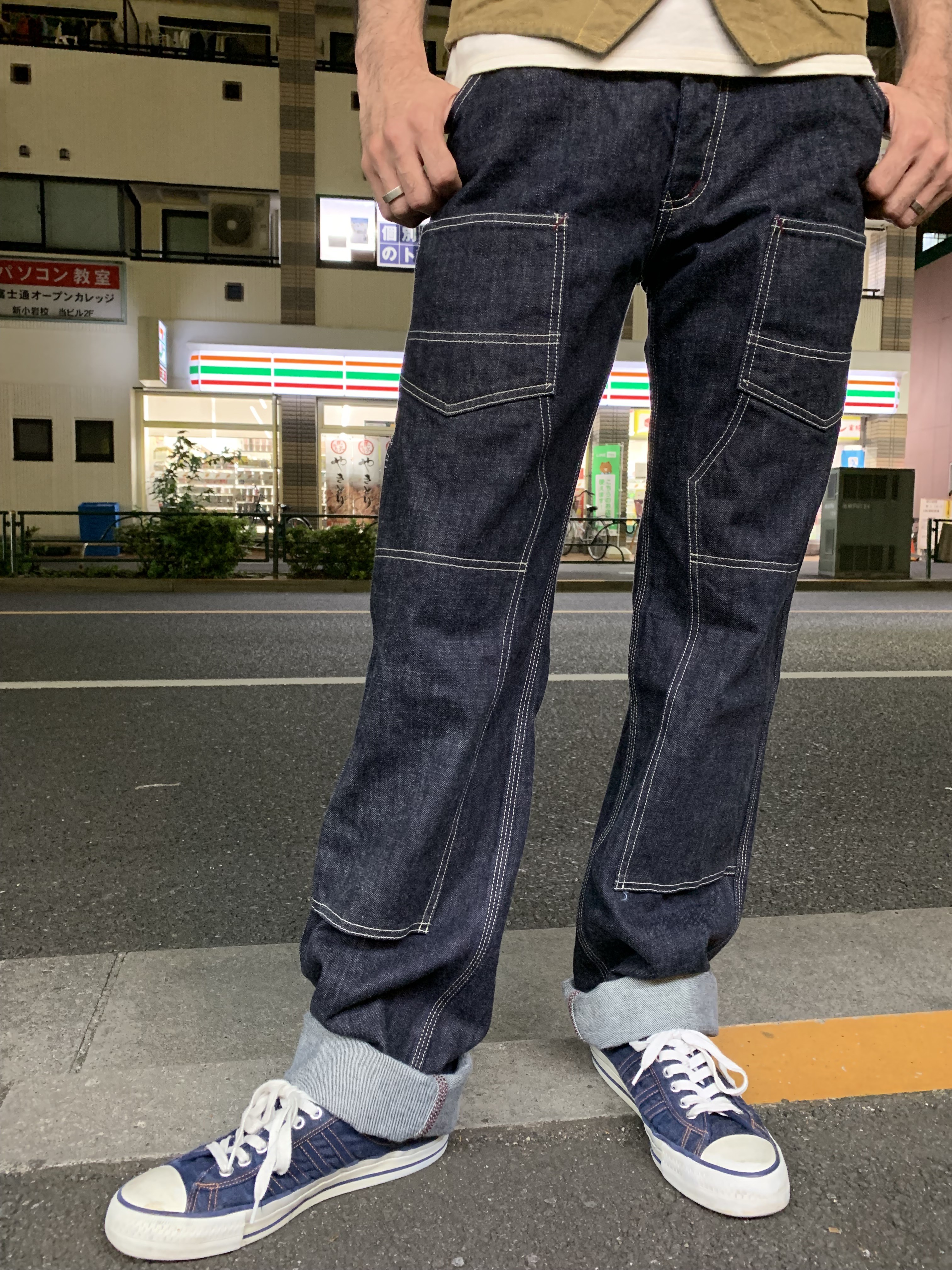エイトジー！ダブルニーデニムワークパンツ！！ : Gパン屋サカイ