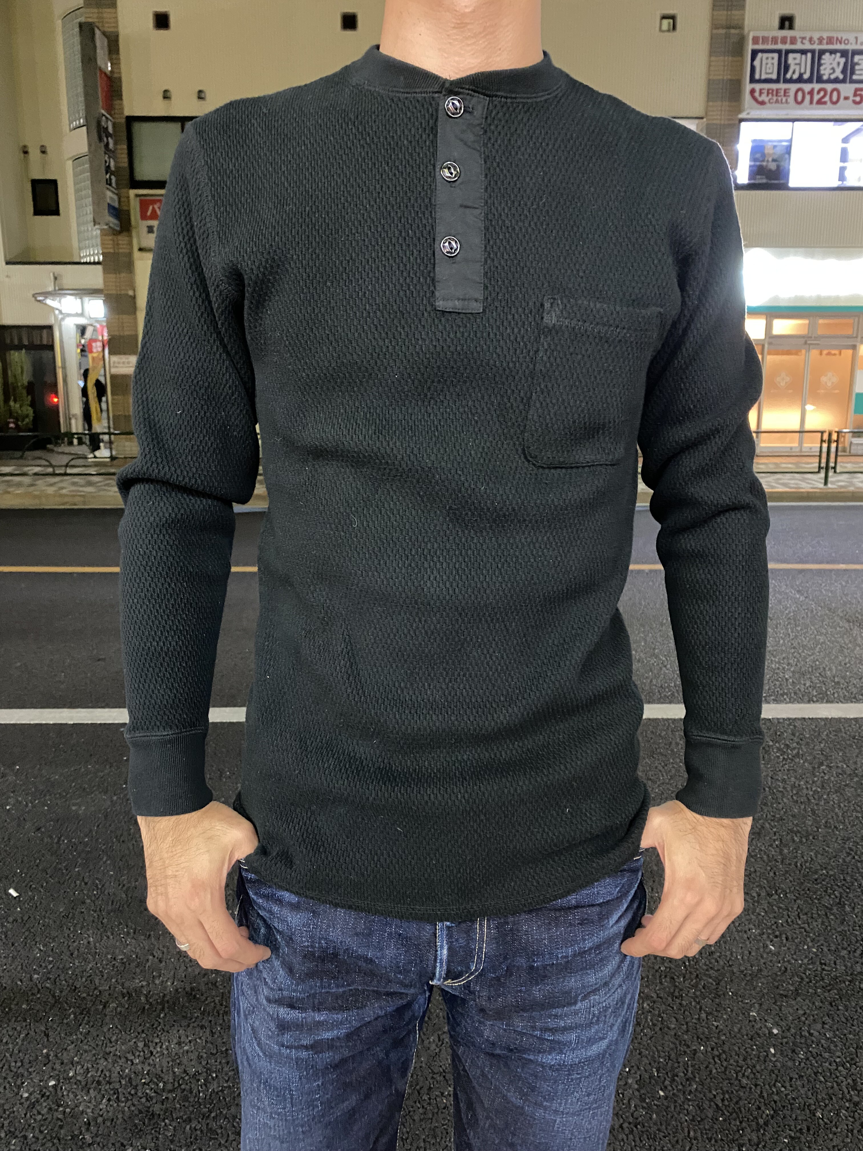 エイトジー！ヘンリーネックサーマルロンT！！ : Gパン屋サカイ