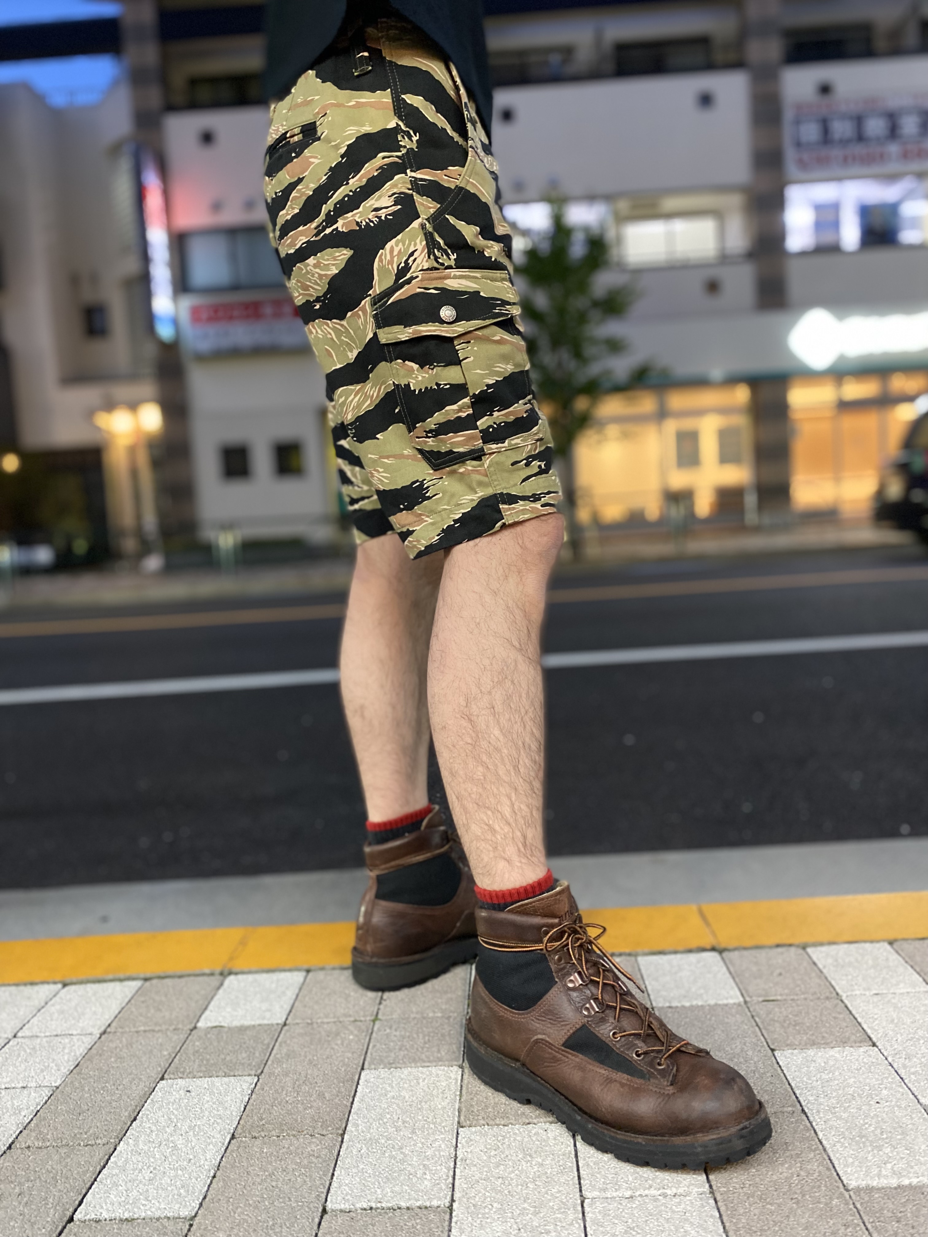 EIGHT-G タイガーカモ 8SP-12 SHORT PANTS エイトジー GOLD TIGER
