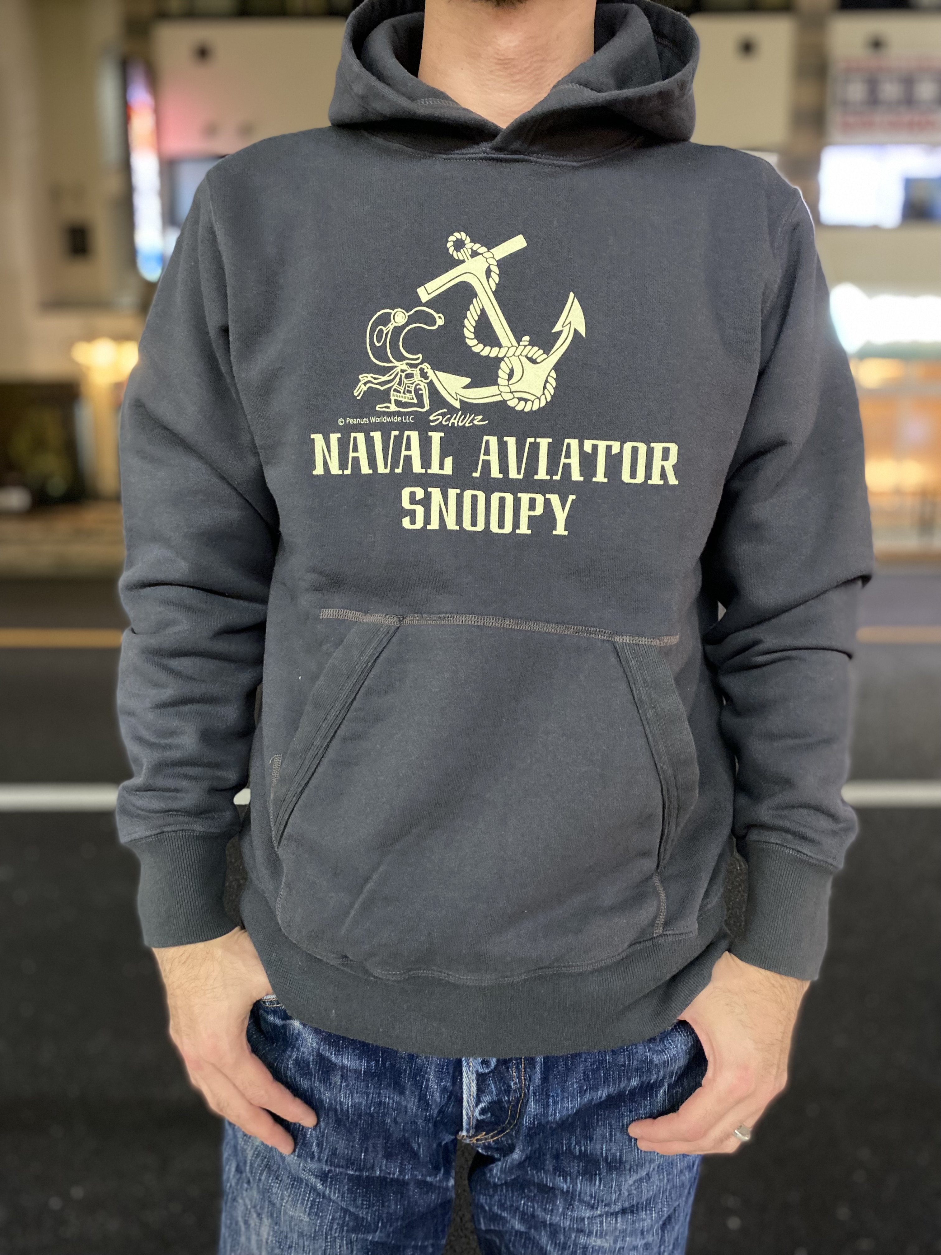 バスリクソンズ スヌーピー US NAVY ステンシル Tシャツ XL 東洋 BUZZ 