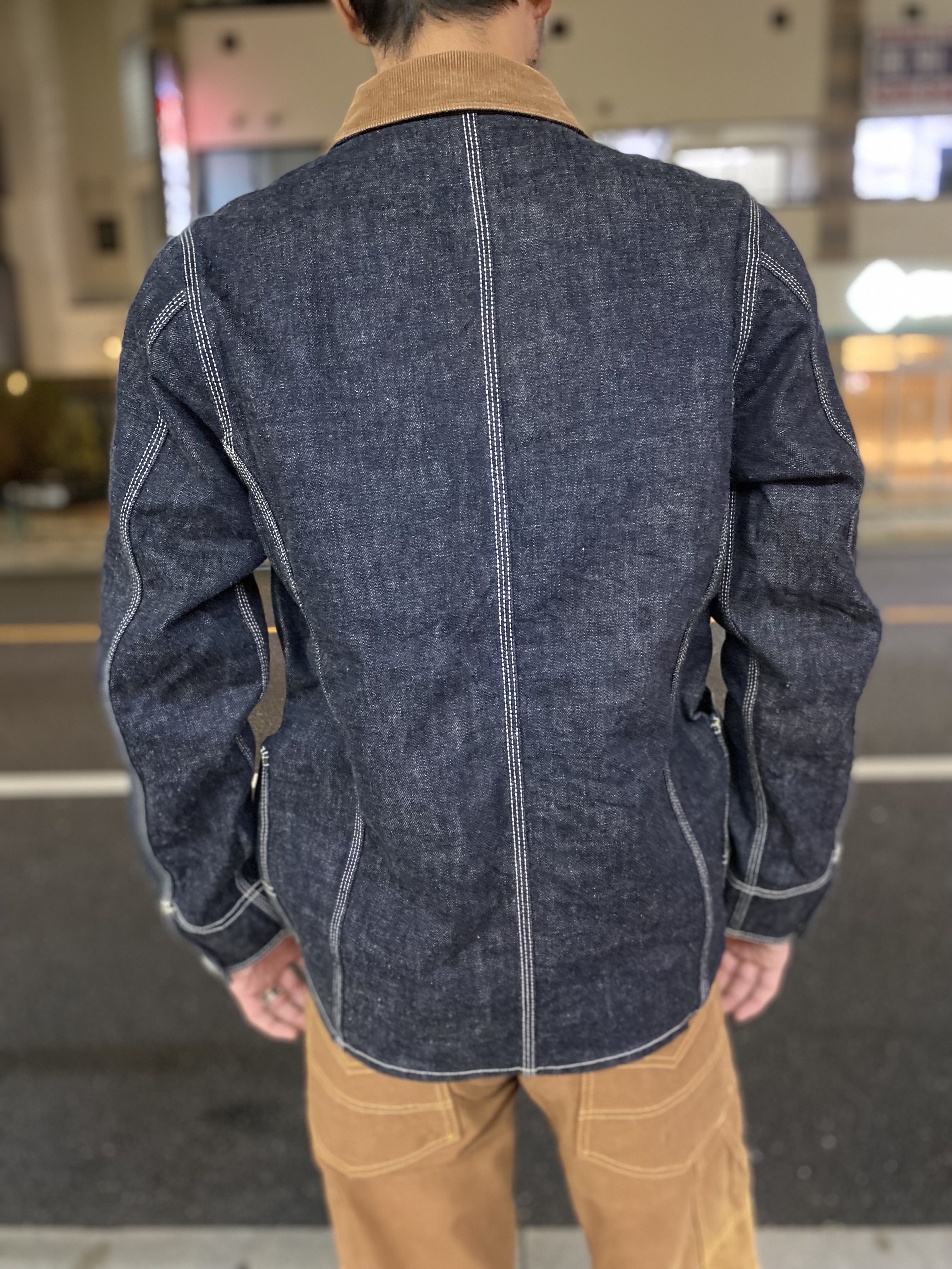 エイトジー！ デニムカバーオール・コーデュロイ襟！！ : Gパン屋サカイ