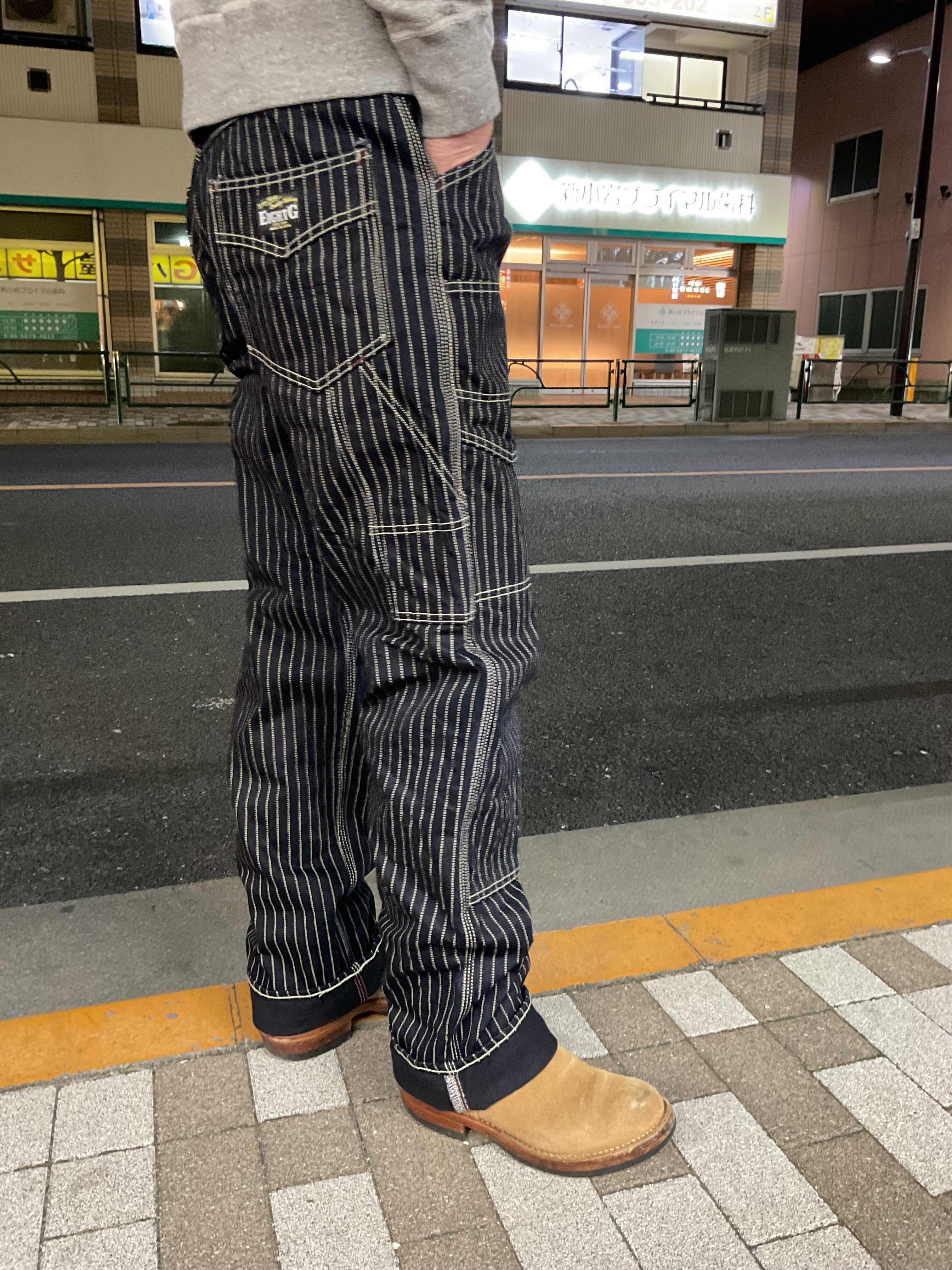 エイトジー ！！ウォバッシュストライプワークパンツ！！サイズが揃い