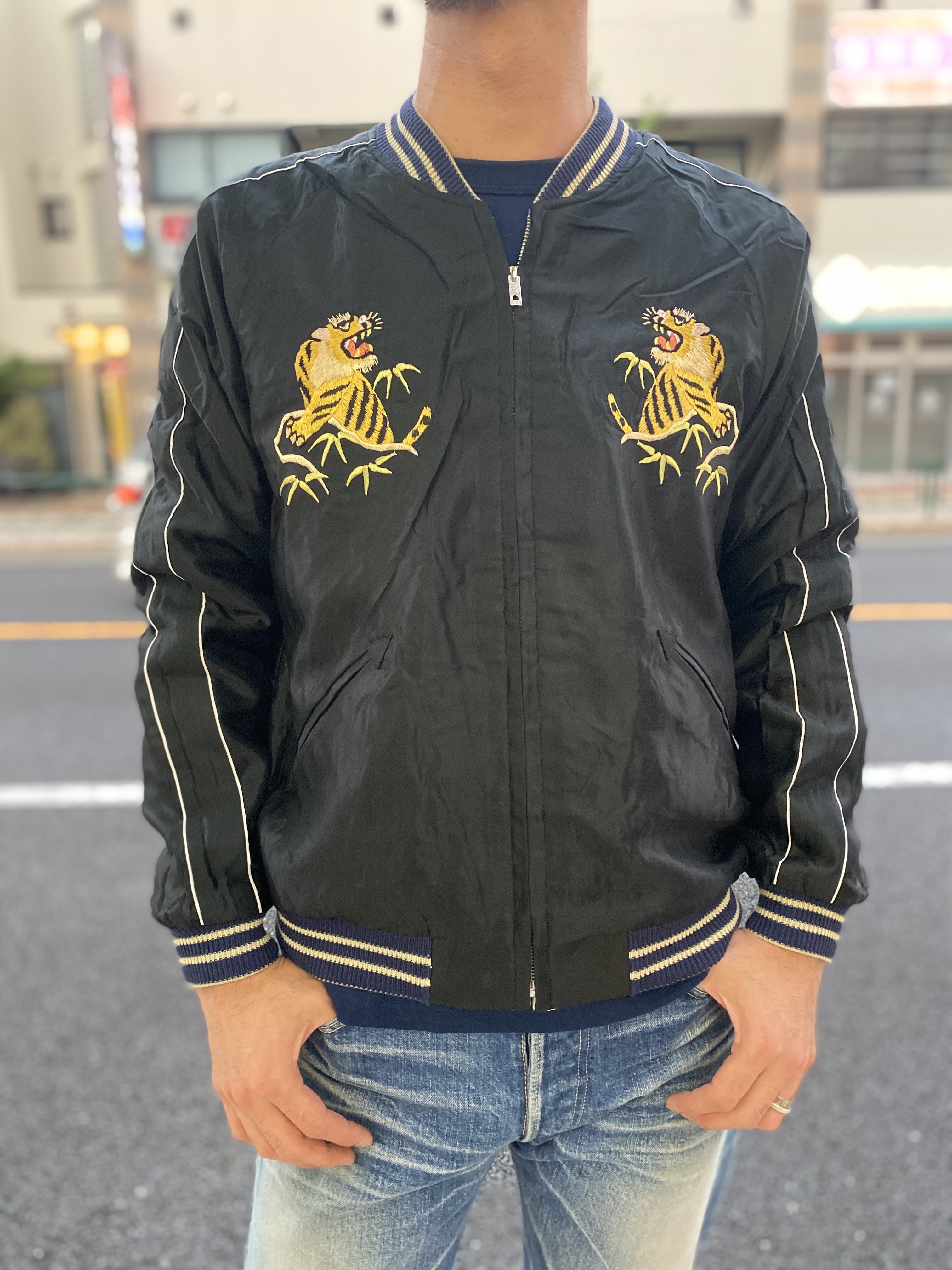 テーラー東洋！！スカジャン RED EAGLE × TIGER HEAD！！ : G