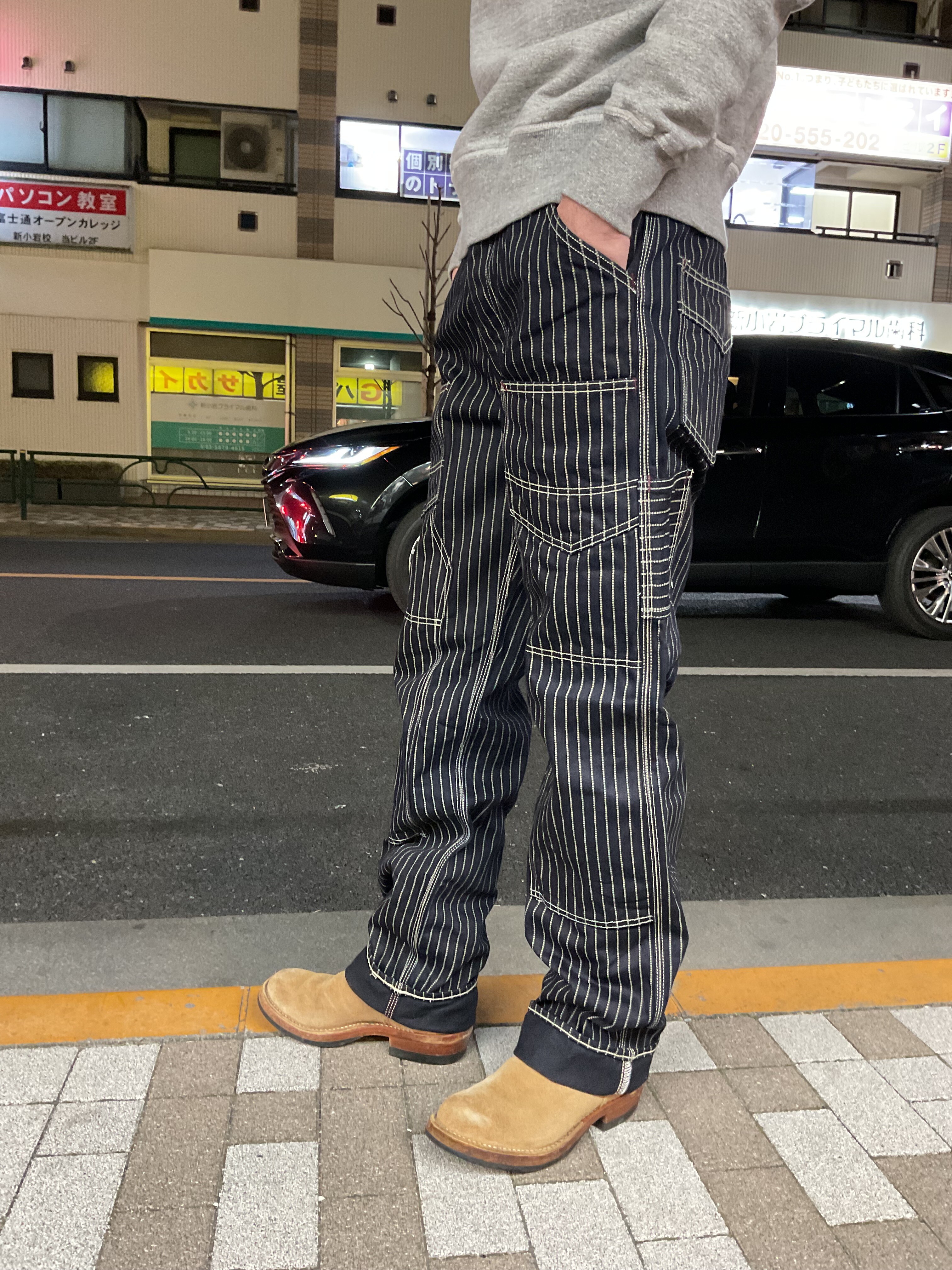 エイトジー ！！ウォバッシュストライプワークパンツ！！サイズが揃い