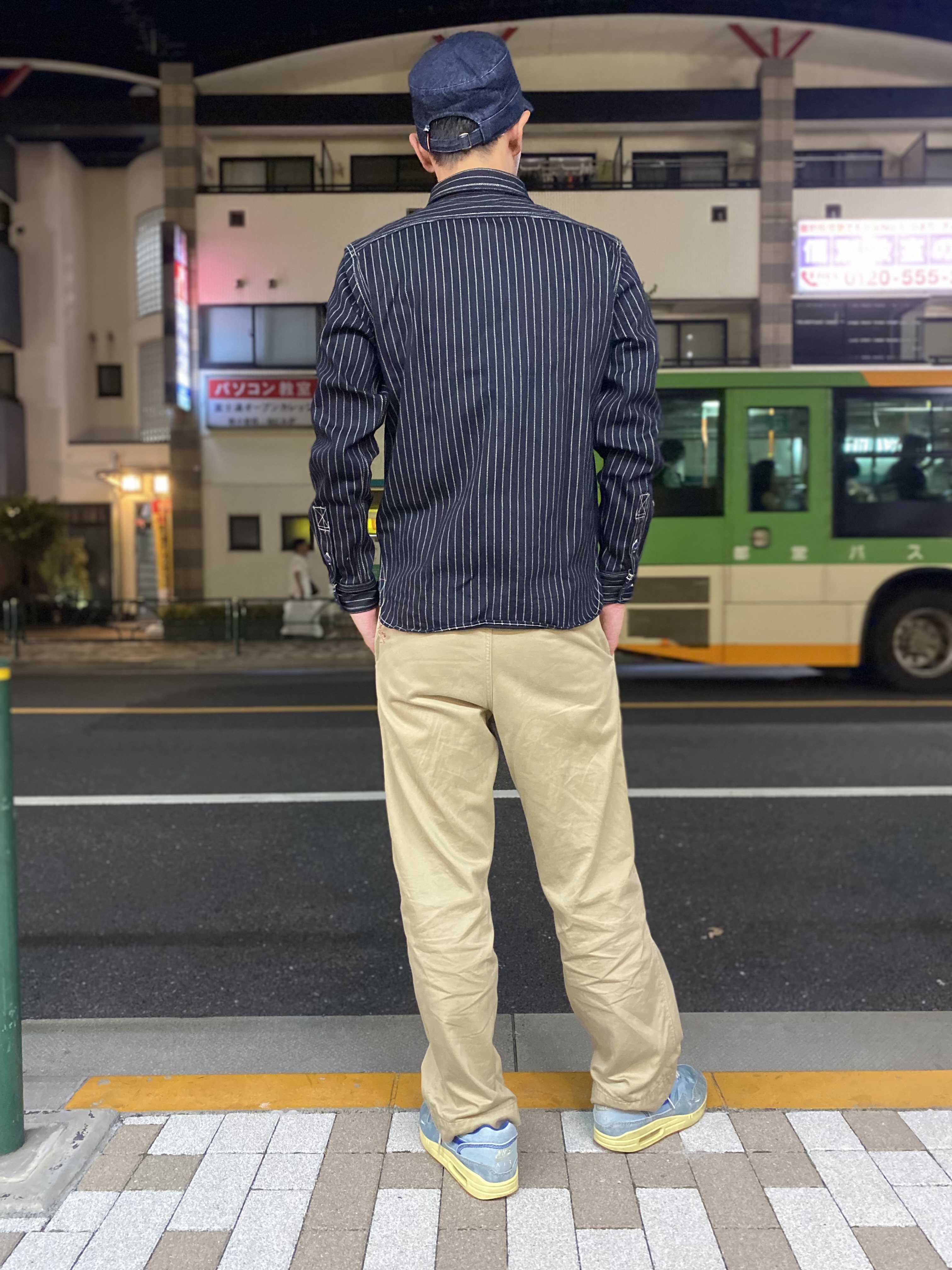 エイトジー！！ウォバッシュストライプ ワークシャツ！！ : Gパン屋サカイ