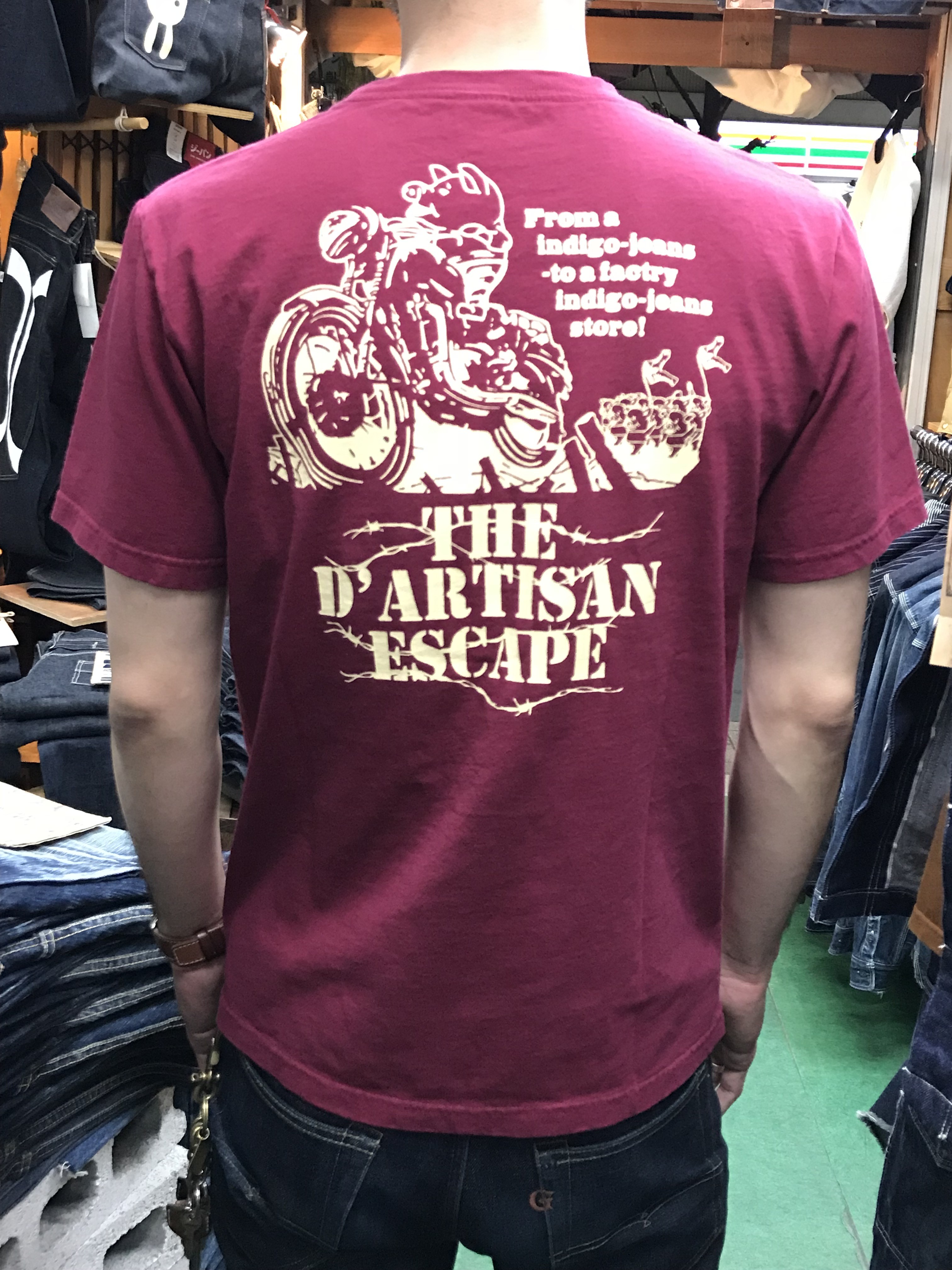 ステュディオ・ダ・ルチザン！半袖Tシャツ「大脱走」！！٩( *˙0˙*)۶ 