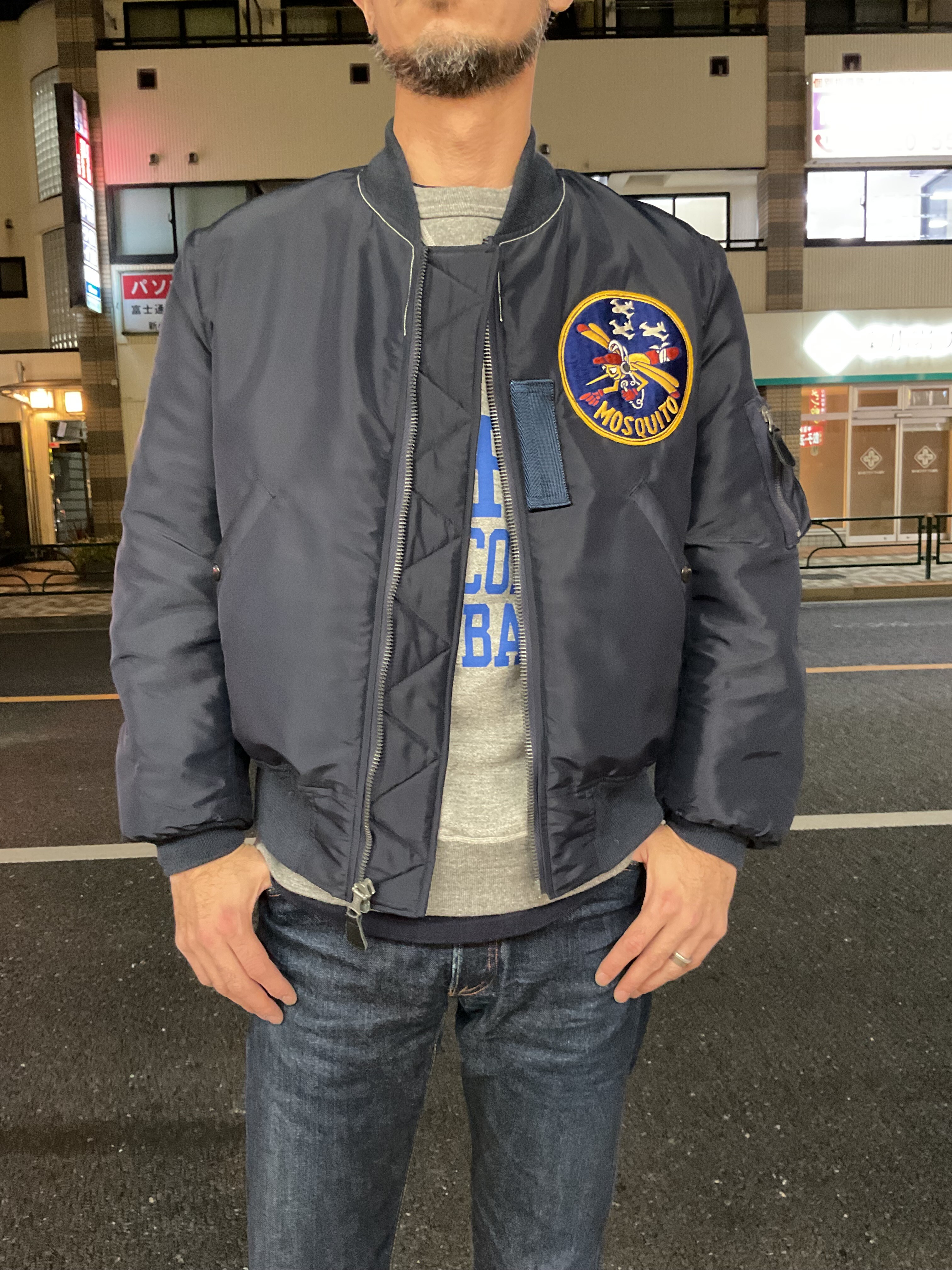 バズリクソンズ！！B-15C（MOD.）エアフォースブルーモスキートパッチ