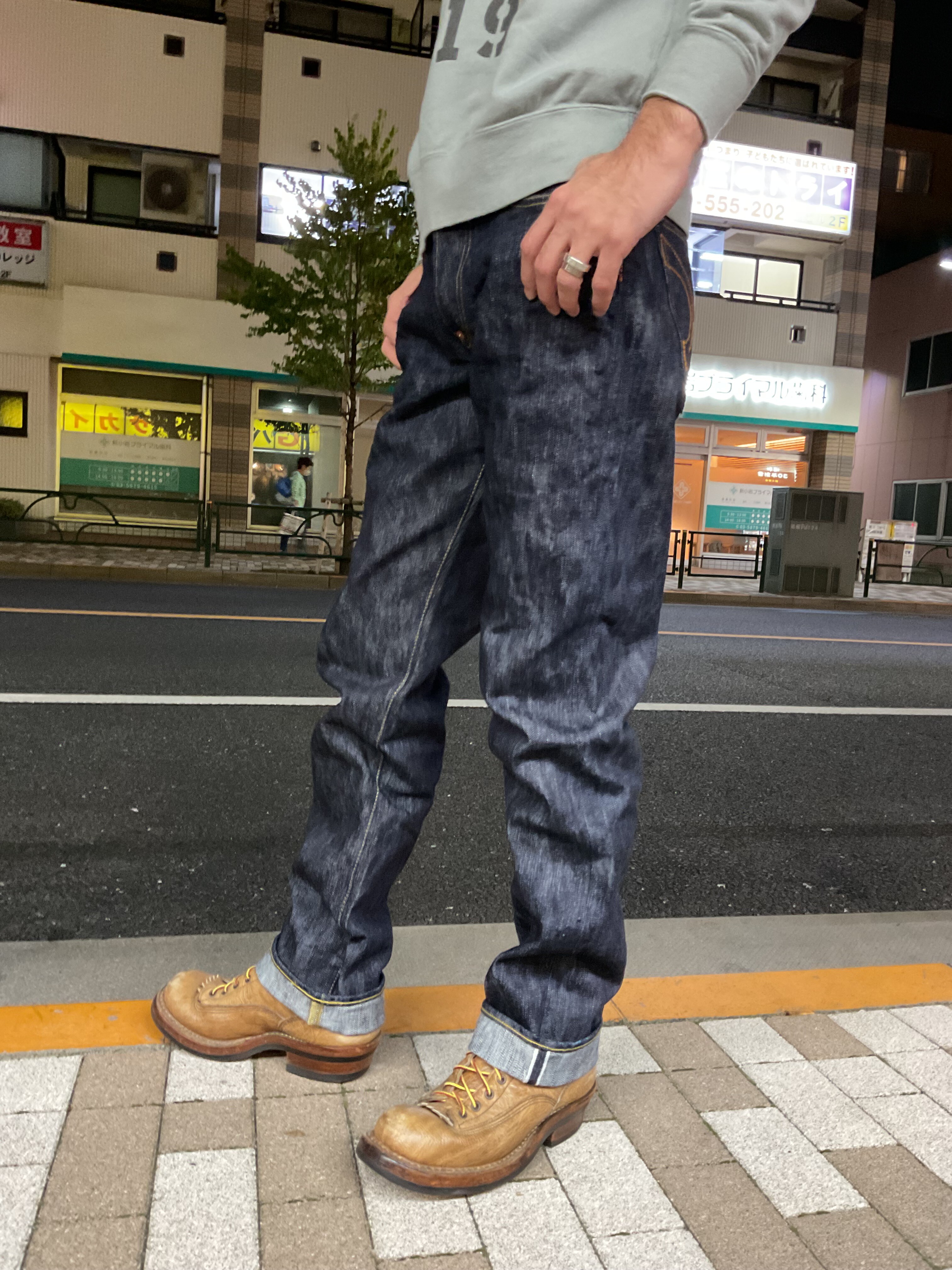 エイトジー eight-g 2キロジーンズ デニム 28オンス ヘビーオンス