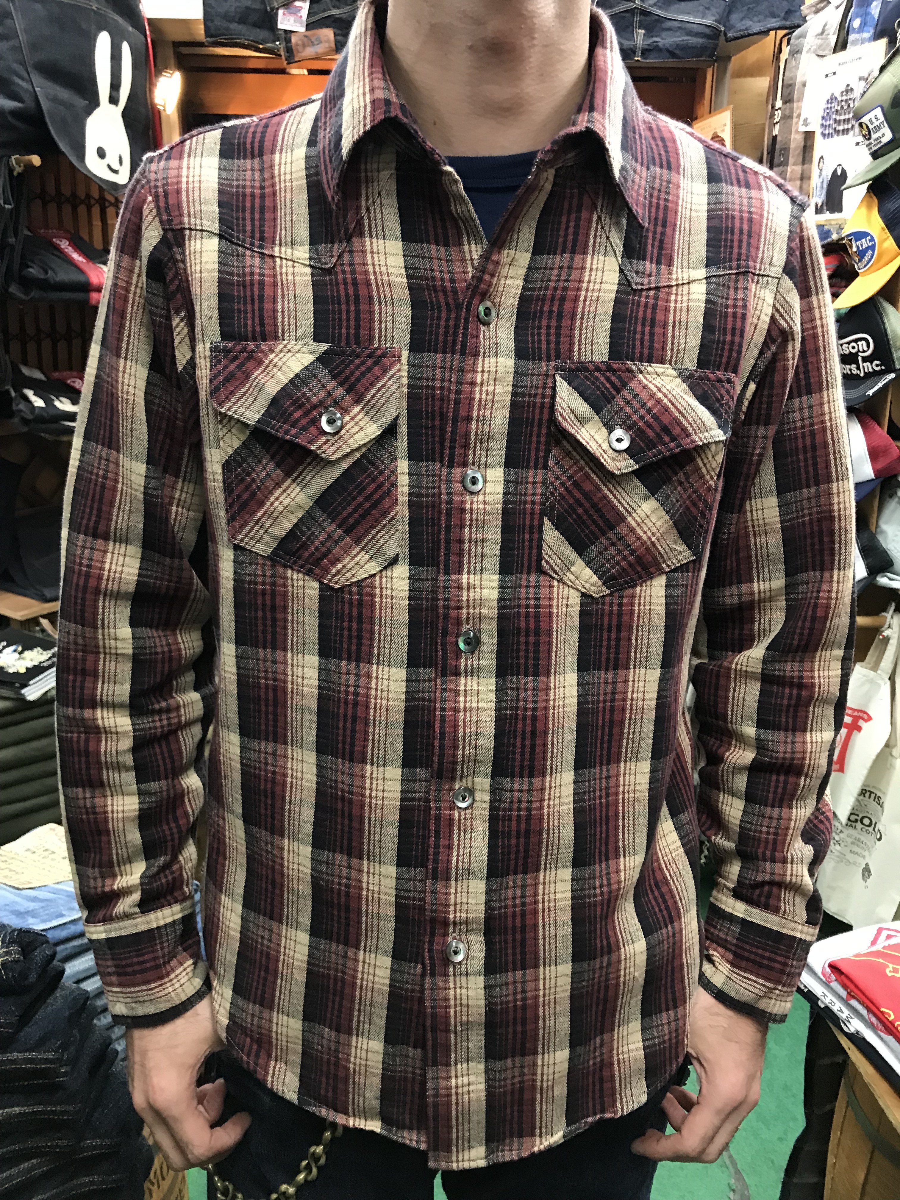 デラックスウェア！長袖シャツ"DELUXE CHECK"！！ : Gパン屋サカイ