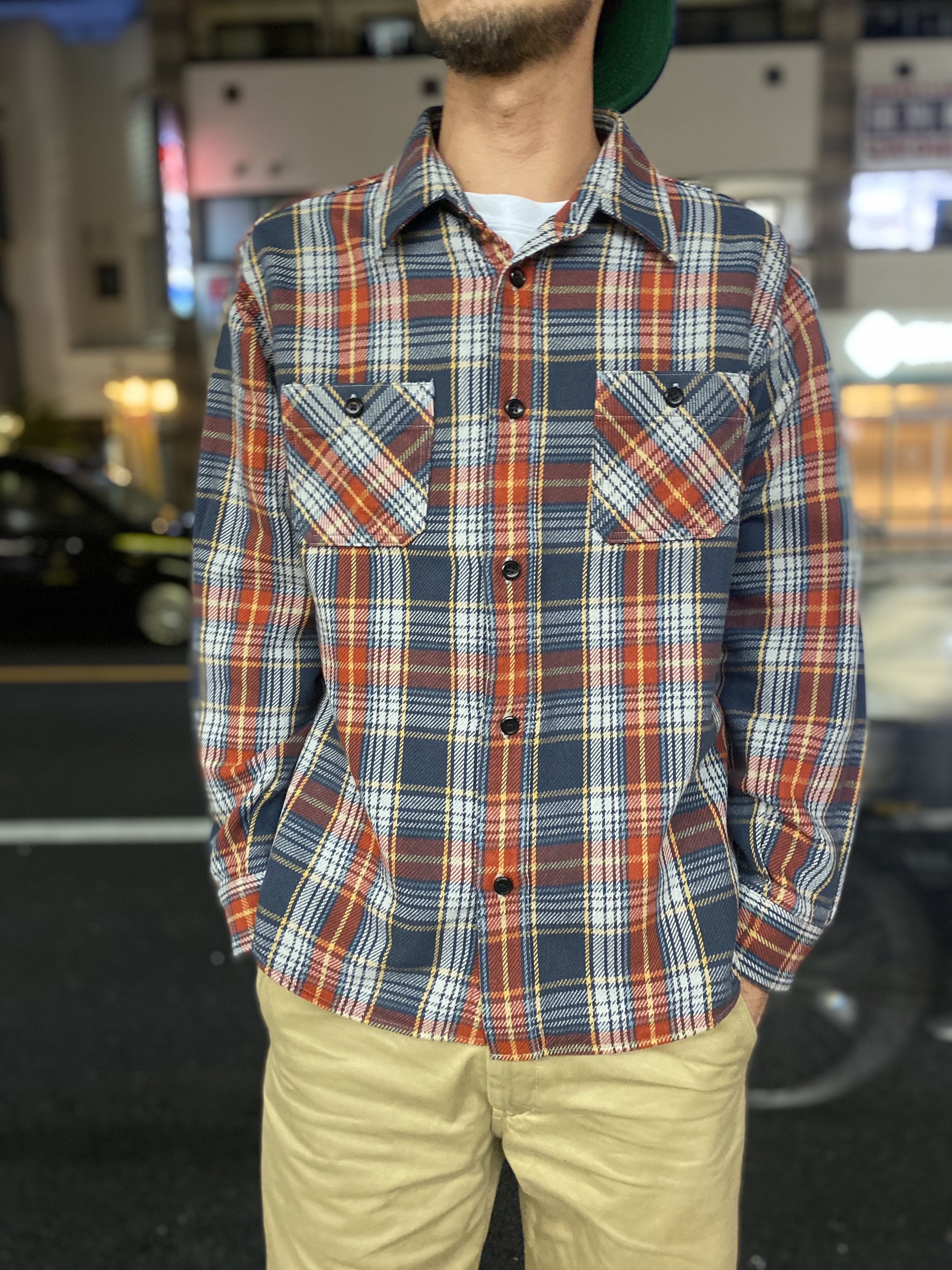 デラックスウエア HV-36 ヘビーネルシャツ 2019モデル