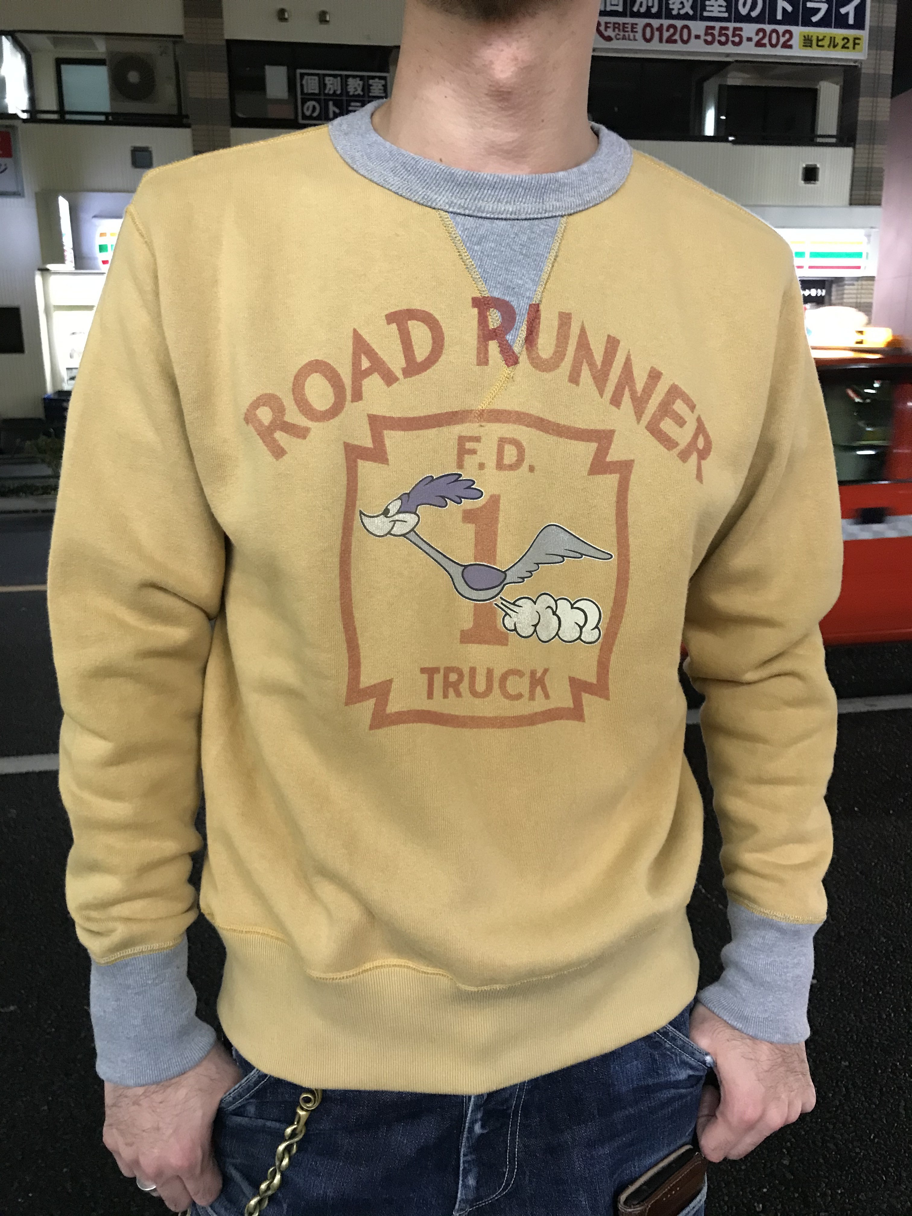 トイズマッコイ！ロードランナー スウェット“FIRE DEPT. TRUCK 1