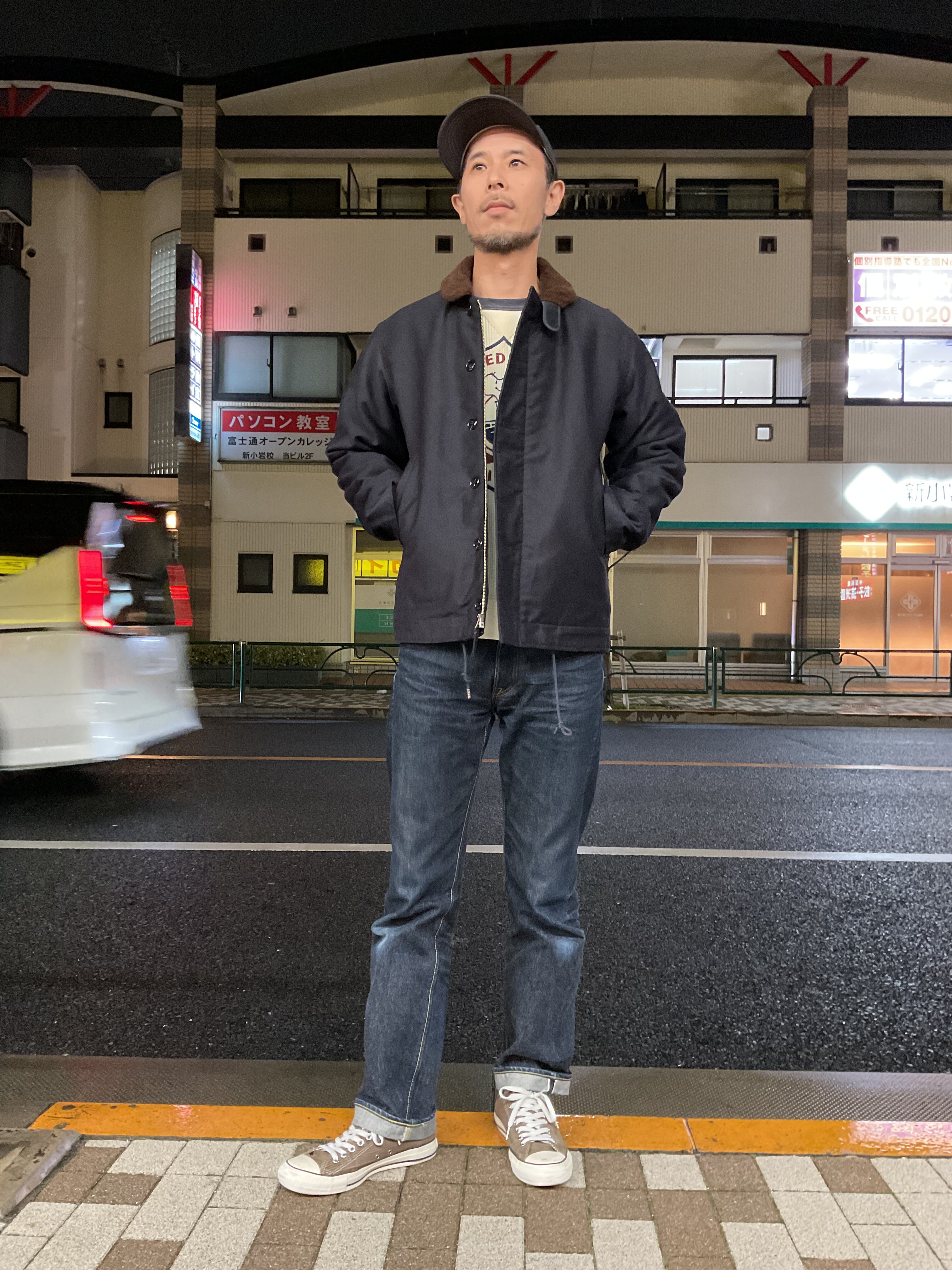 バズリクソンズ！N-1デッキジャケットデモテックスネイビー！！ : G