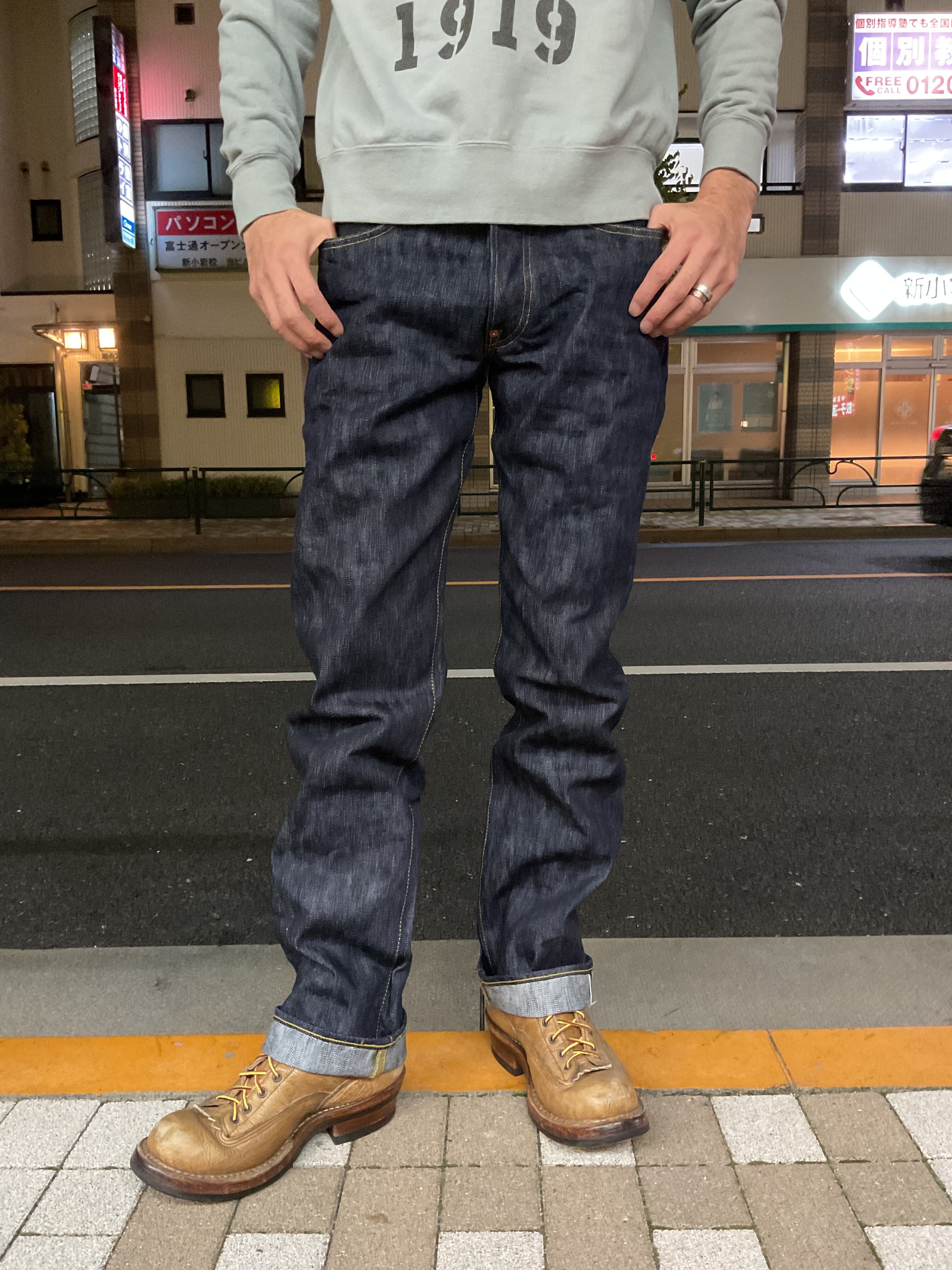 エイトジー ！男デニム第一弾 803-WA 19オンスデニム・レギュラー