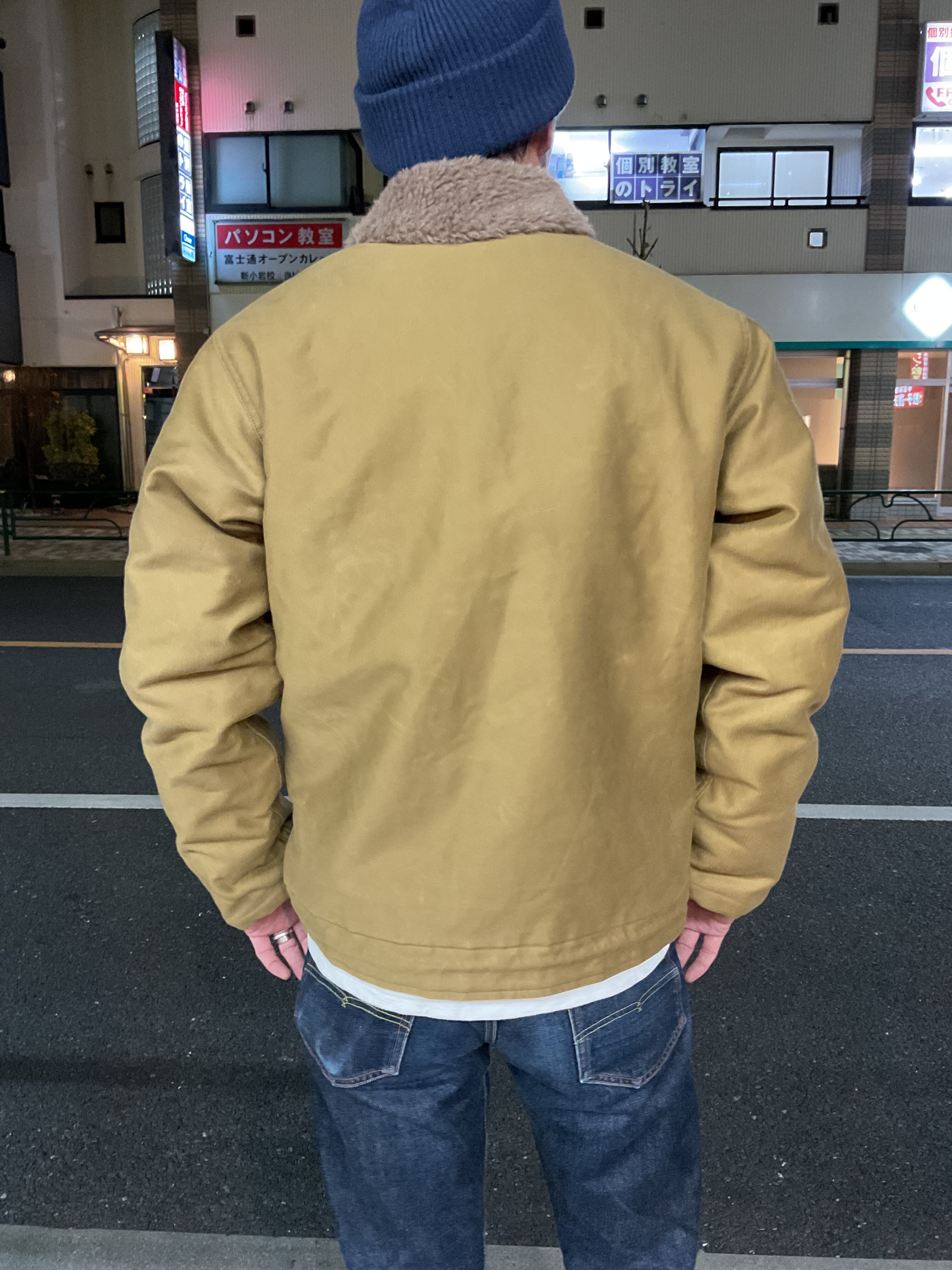 バズリクソンンズ！N-1デッキジャケット カーキモデル NAVY DEPARTMENT