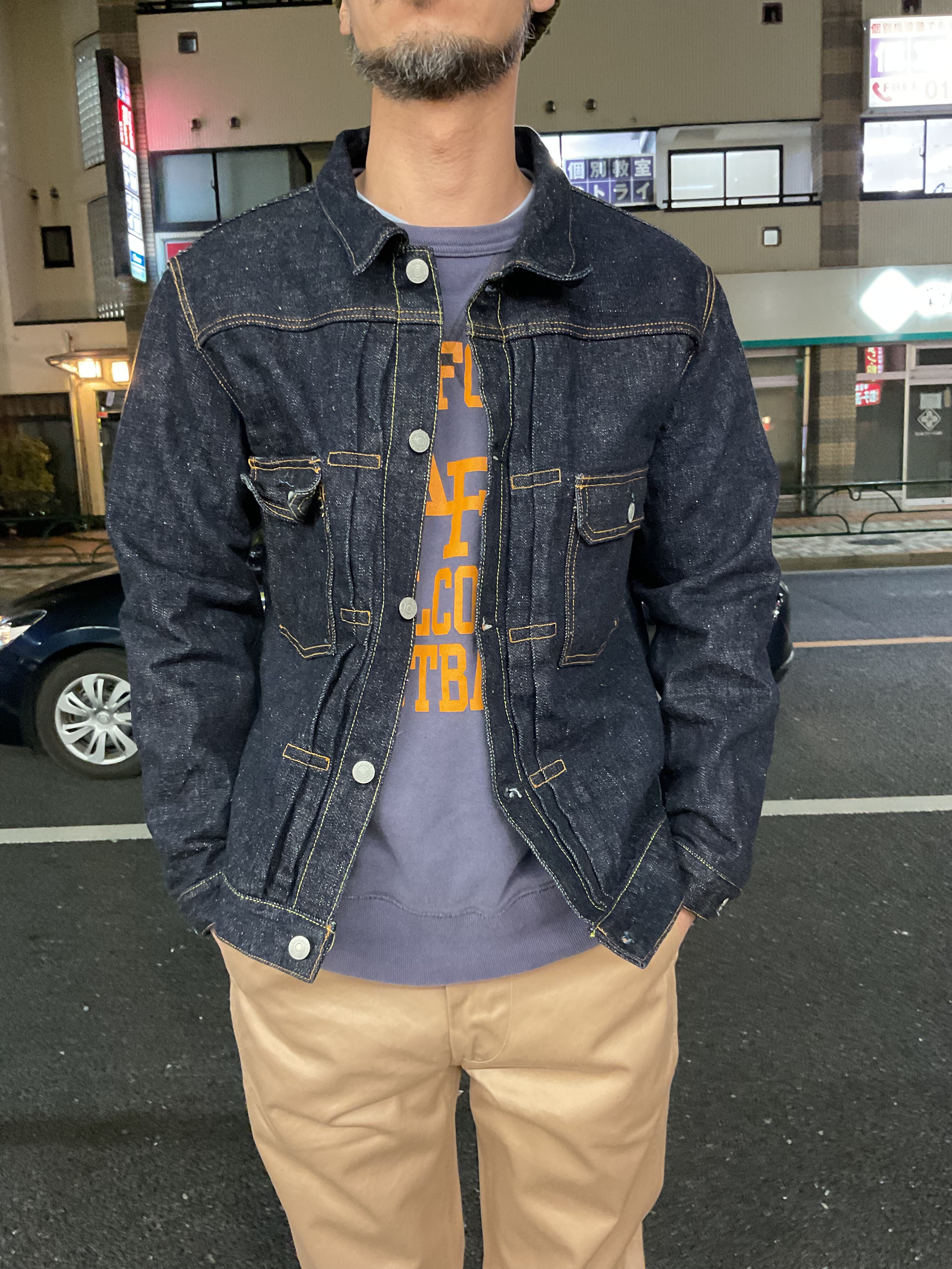 b*t様 エイトGデニムジャケット セカンドタイプ42 エイトジー！ 男デニム デニムジャケット 2ndモデル！ : Gパン屋サカイ