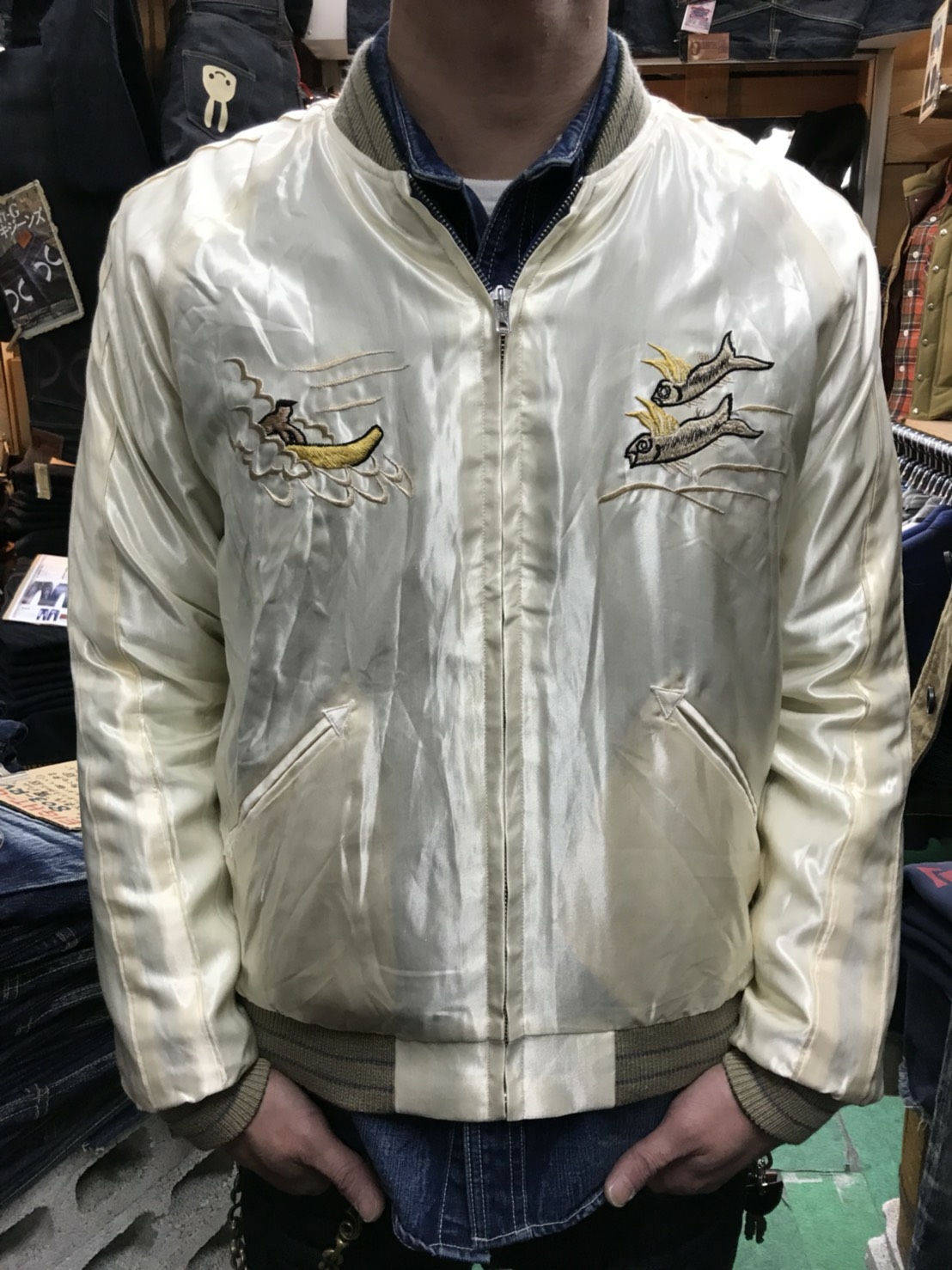 テーラー東洋 スカジャン リバーシブル ハワイ FLYING CLIPPERS 楽天