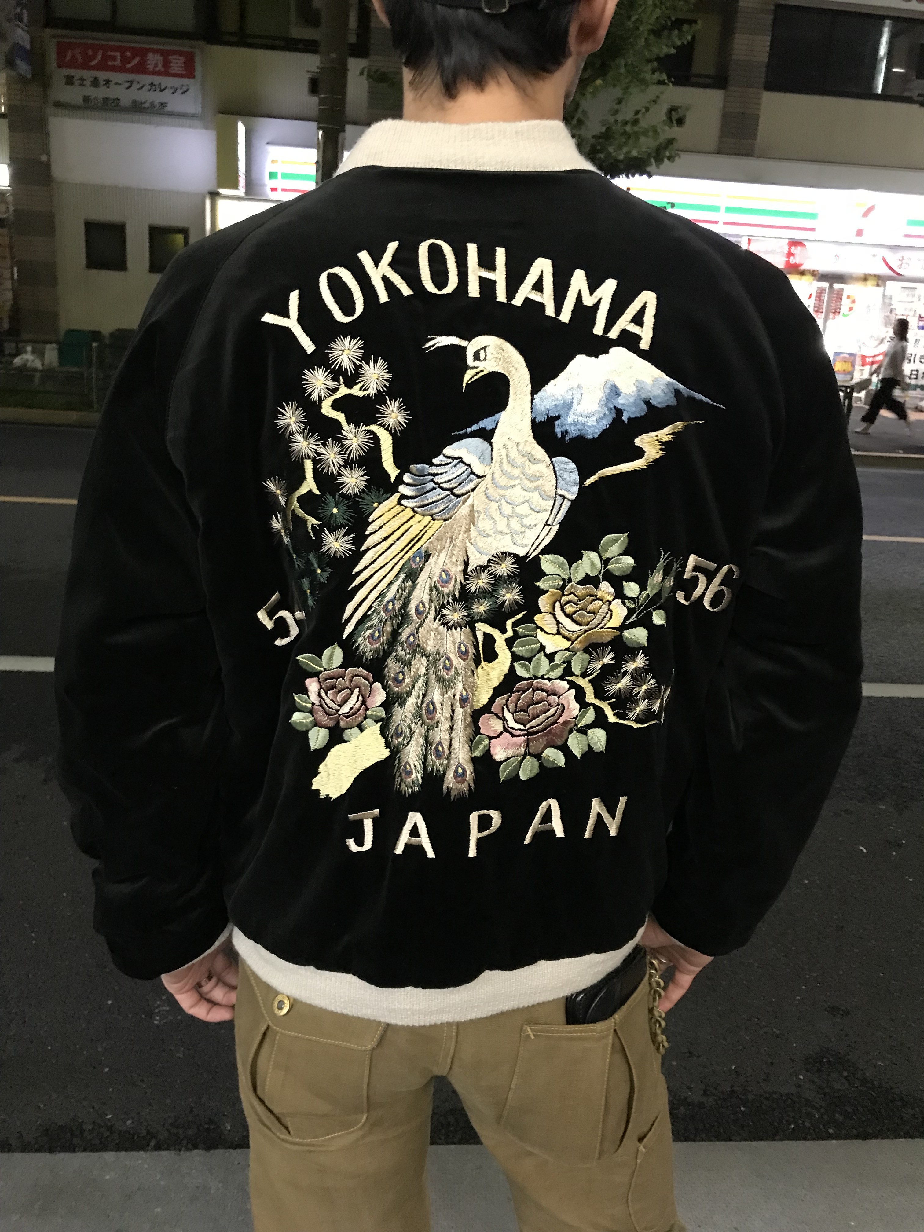 港商(港商商会)!!別珍スカジャン 港商(港商商会)!!別珍スカジャン