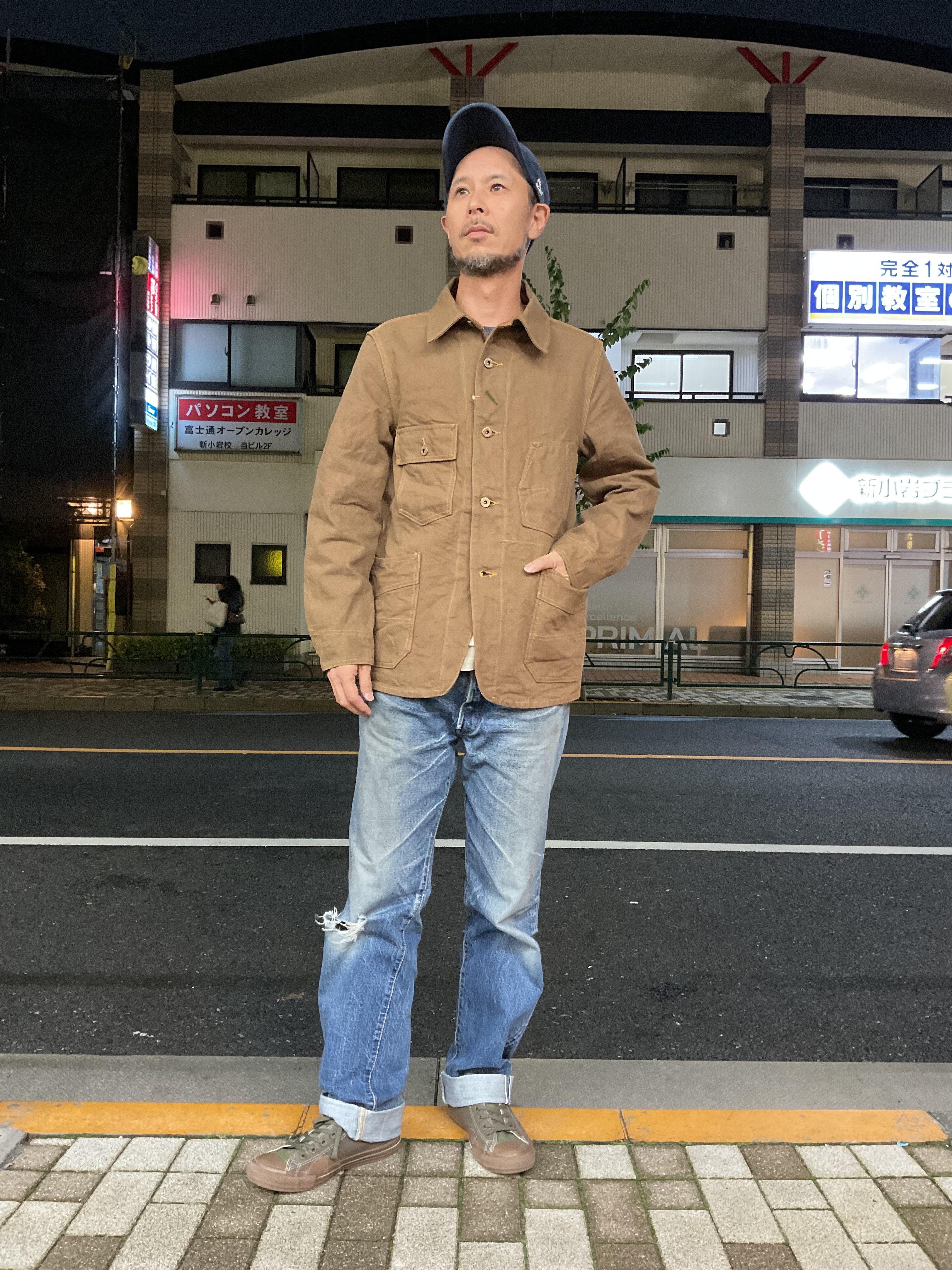 エイトジー！！13.5オンス・硫化染めダックカバーオール ！！ : Gパン