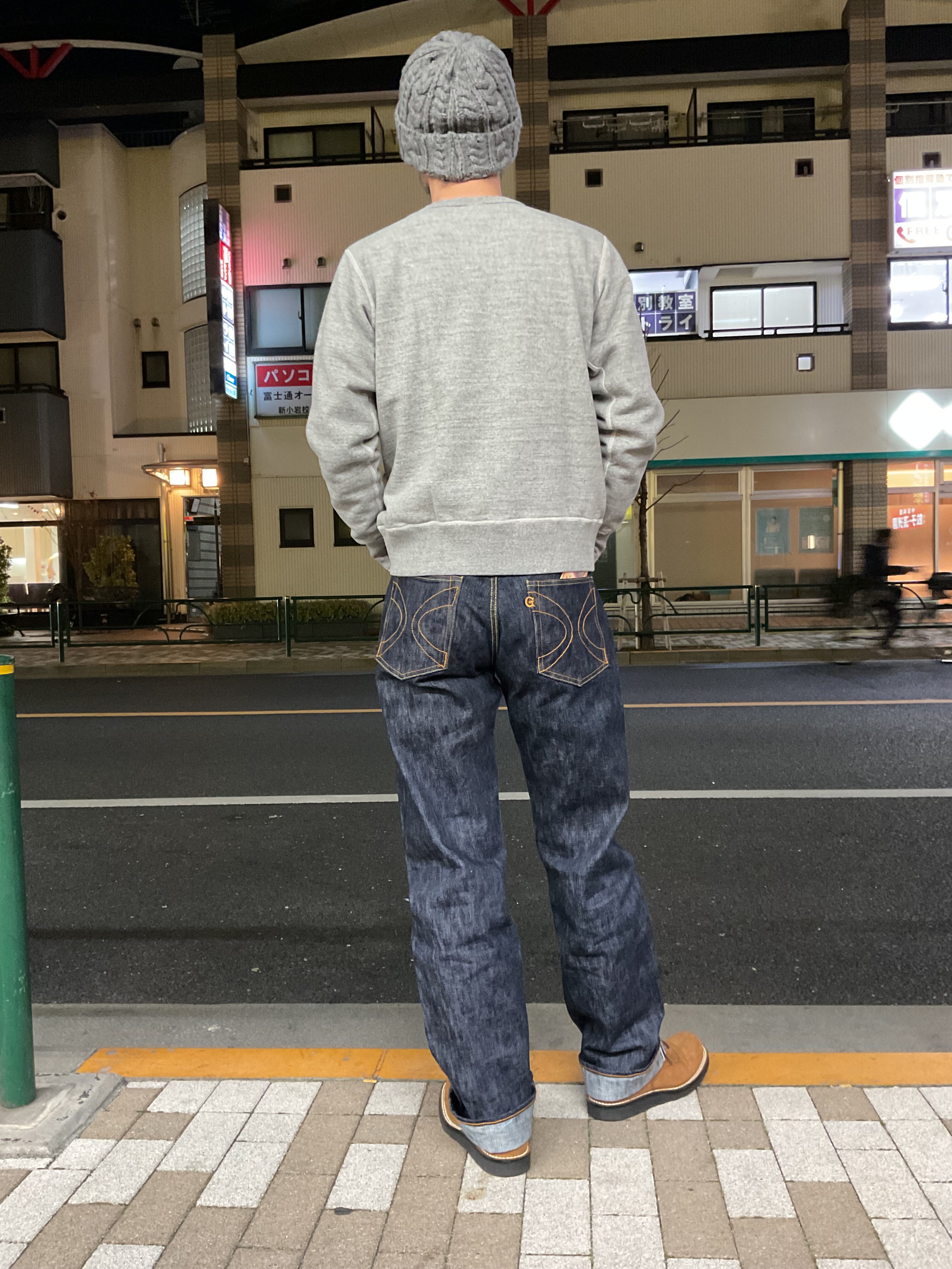 エイトジー 男デニム第一弾 805-WA 19オンスデニム・ルーズストレート 