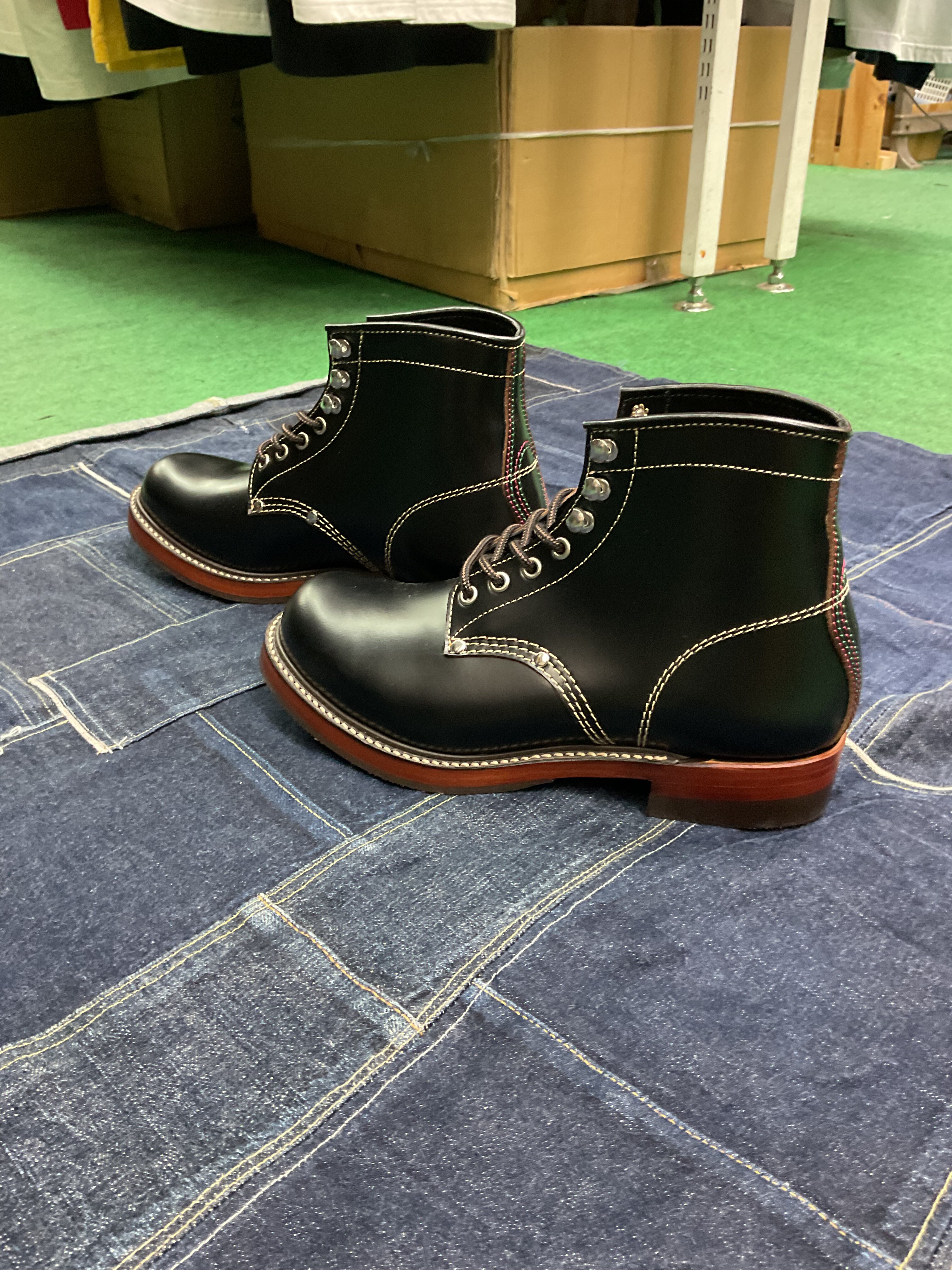 Toy's McCOY トイズマッコイ ステッチ デザイン ブーツ 7.5E Toy's McCOY トイズマッコイ ステッチ デザイン ブーツ 7.5E