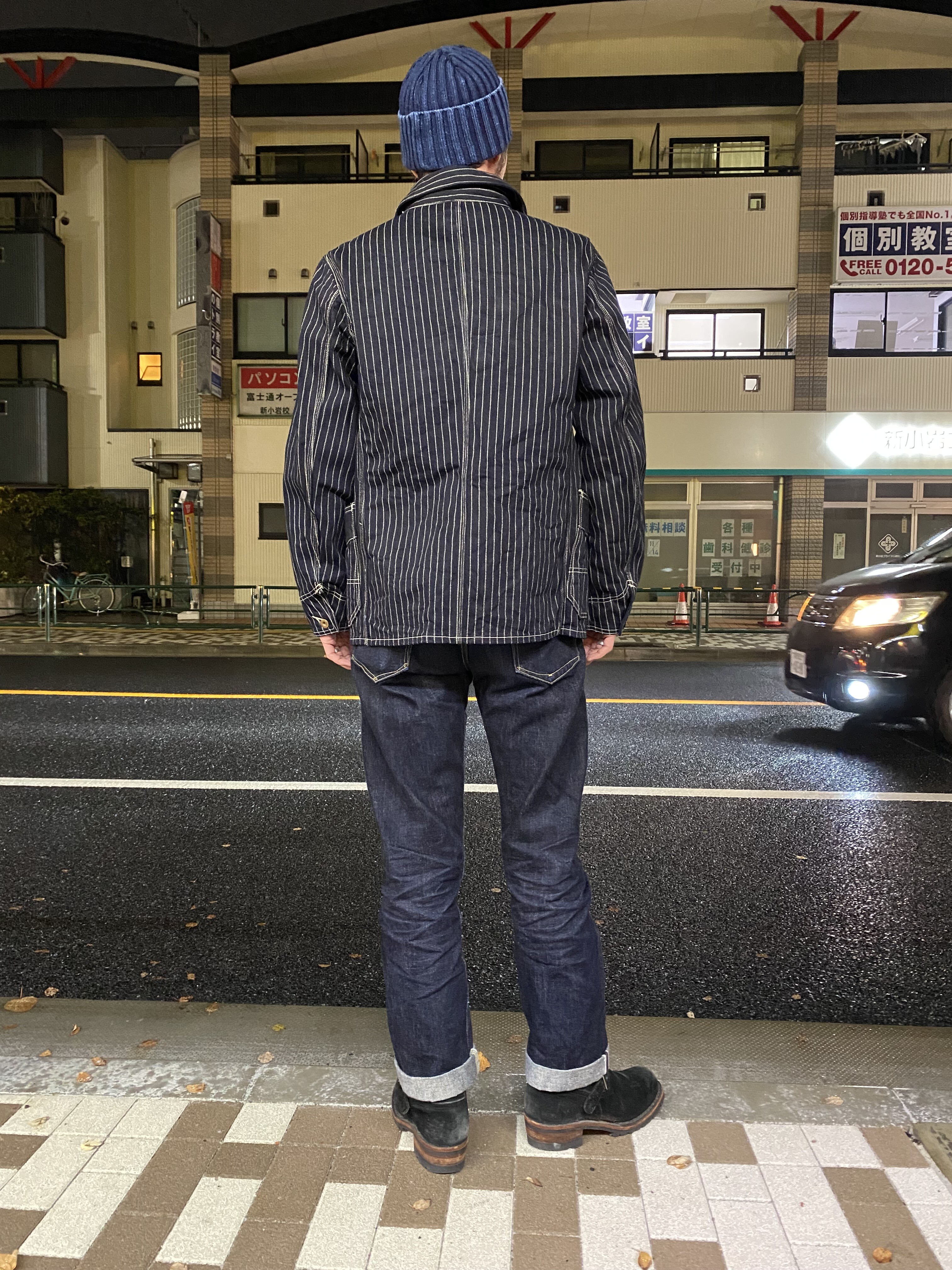 エイトジー！13ozウォバッシュストライプ・ワークコート！！ : Gパン屋