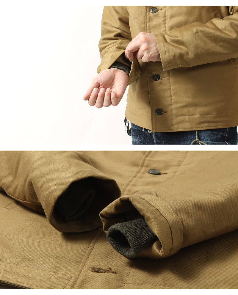 バズリクソンンズ！N-1デッキジャケット カーキモデル NAVY DEPARTMENT