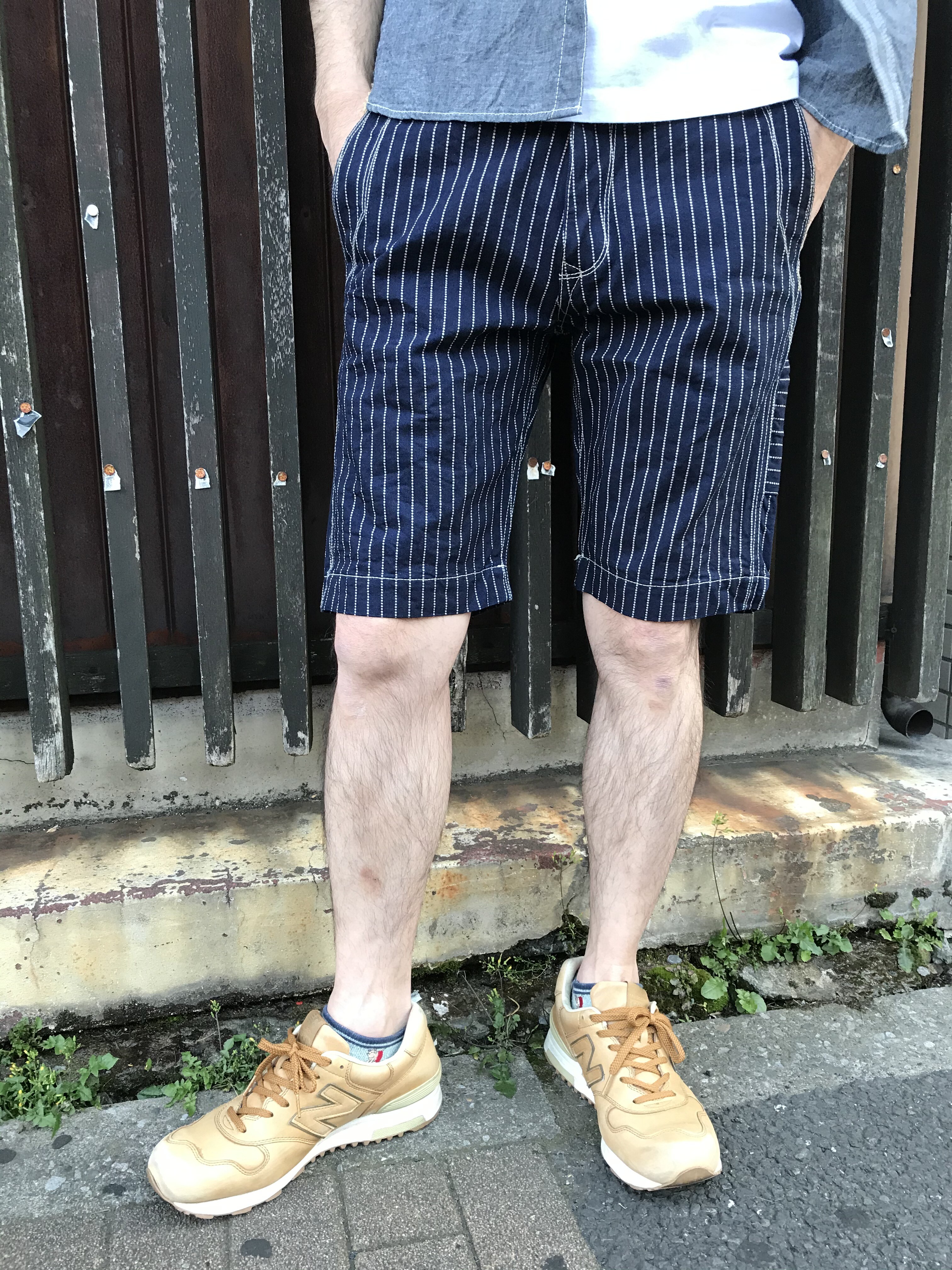 エイトジー！ウォバッシュストライプショートパンツ！！ : Gパン