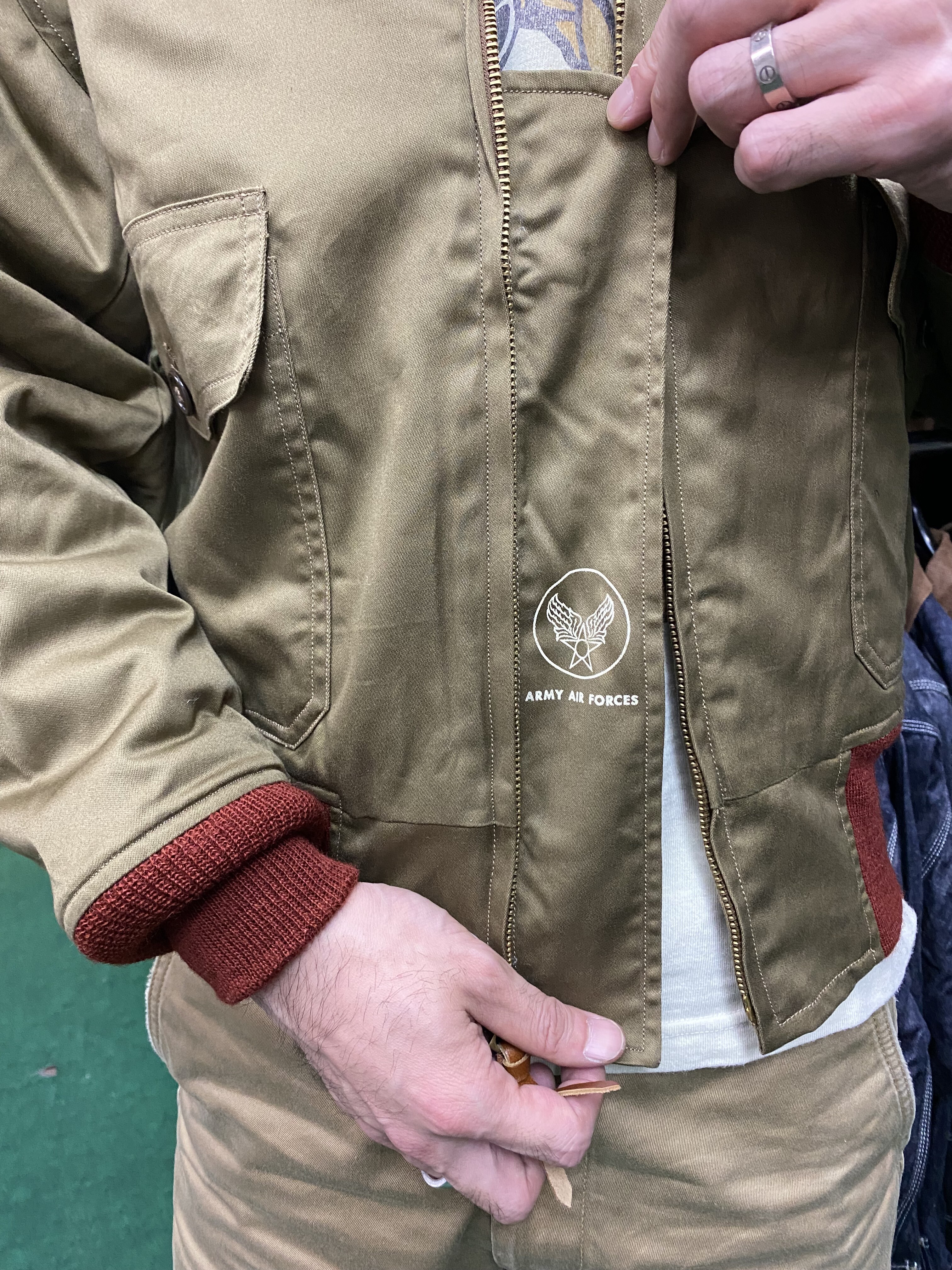 バズリクソンズ!!B-10“SUPERIOR TOGS CO.赤リブ!! : Gパン屋 バズリクソンズ!!B-10“SUPERIOR TOGS CO.赤リブ!! : Gパン屋