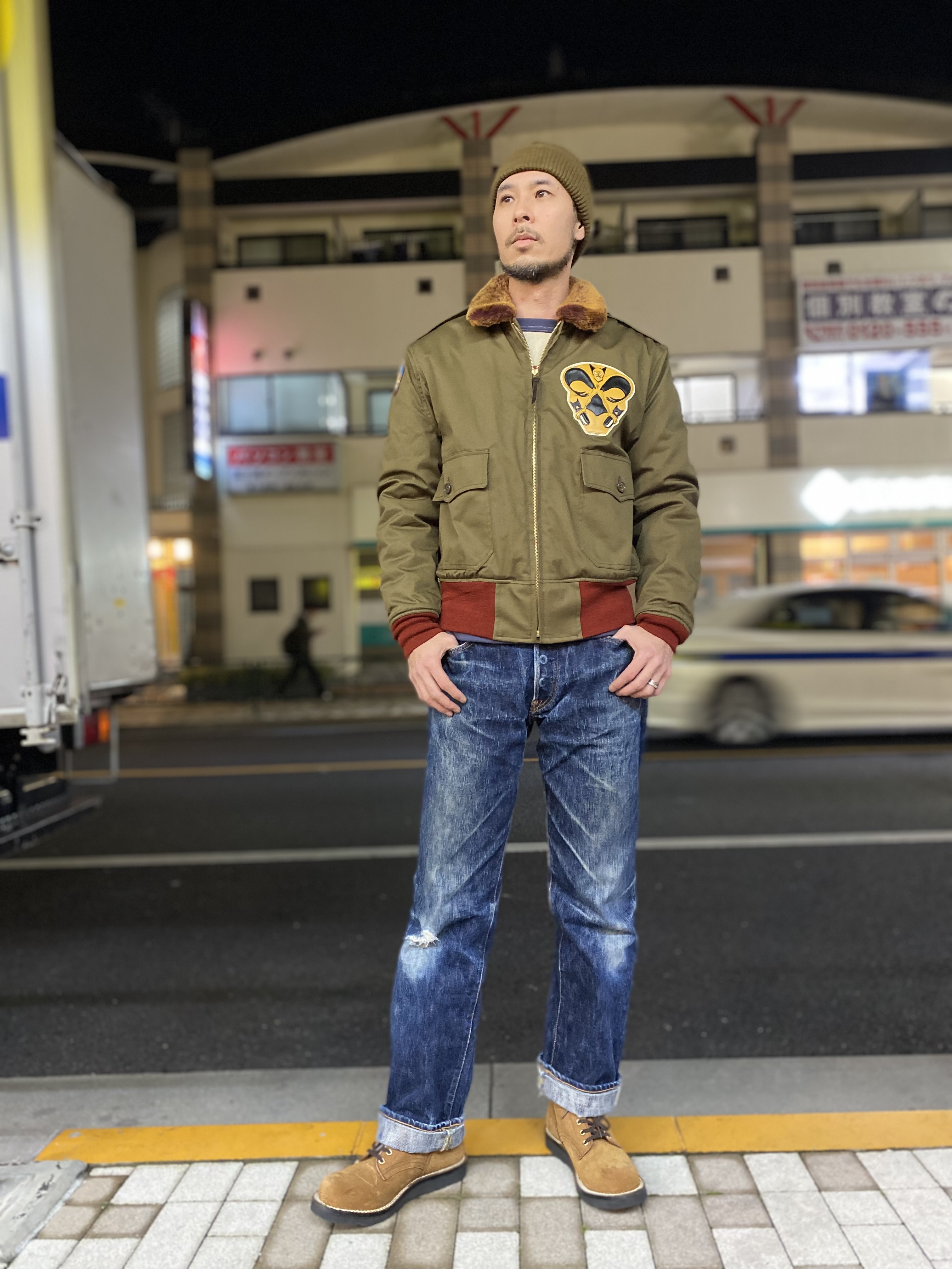 トイズマッコイ！ TYPE B-10 MFG.CO.RED RIBBED 
