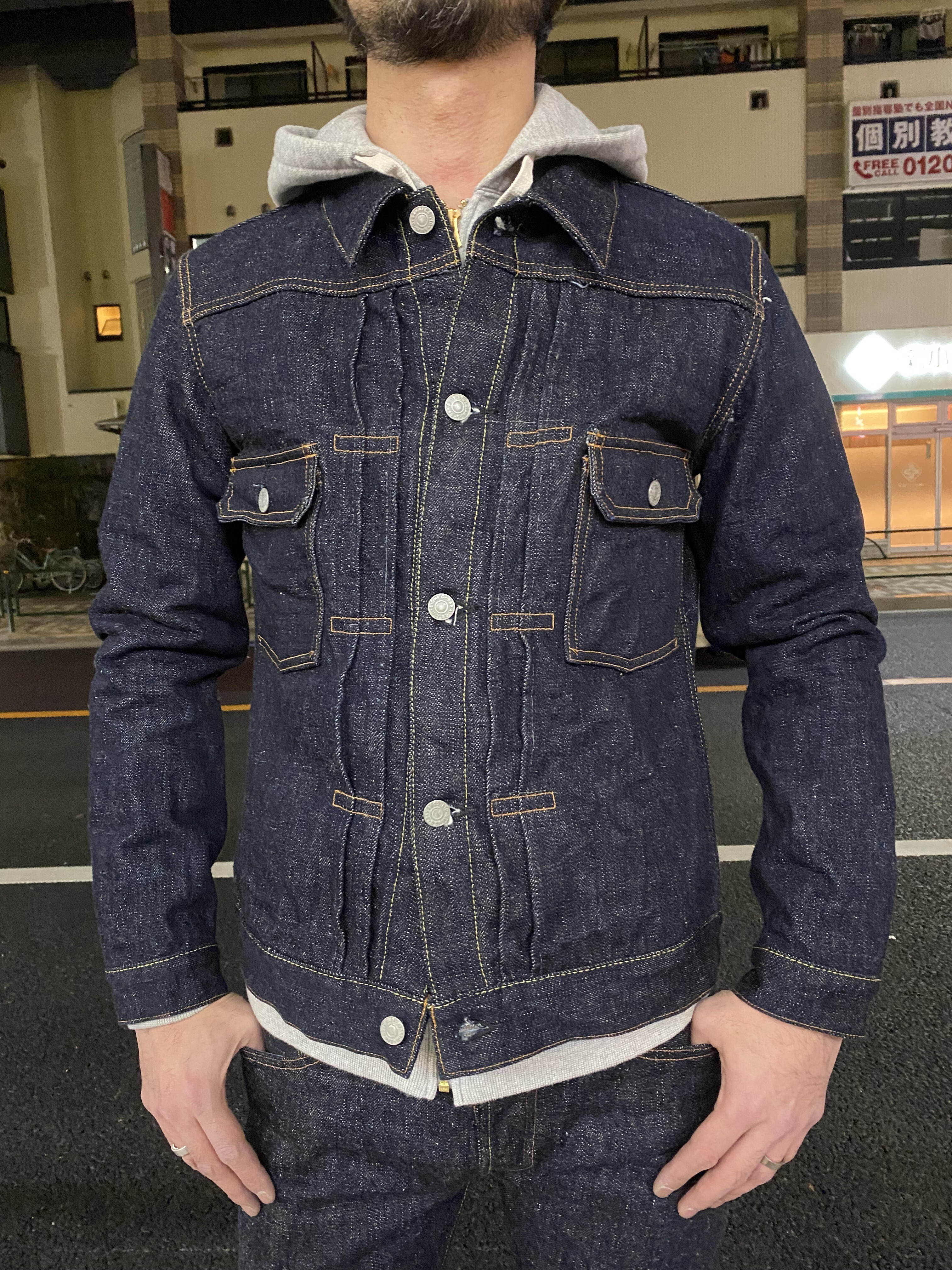 ⭐︎新品未使用⭐︎/2/8 ツーエイト　RISLEY デニムジャケット　Gジャン エイトジー！男デニム デニムジャケット 2ndモデル[8JK-02] : Gパン屋